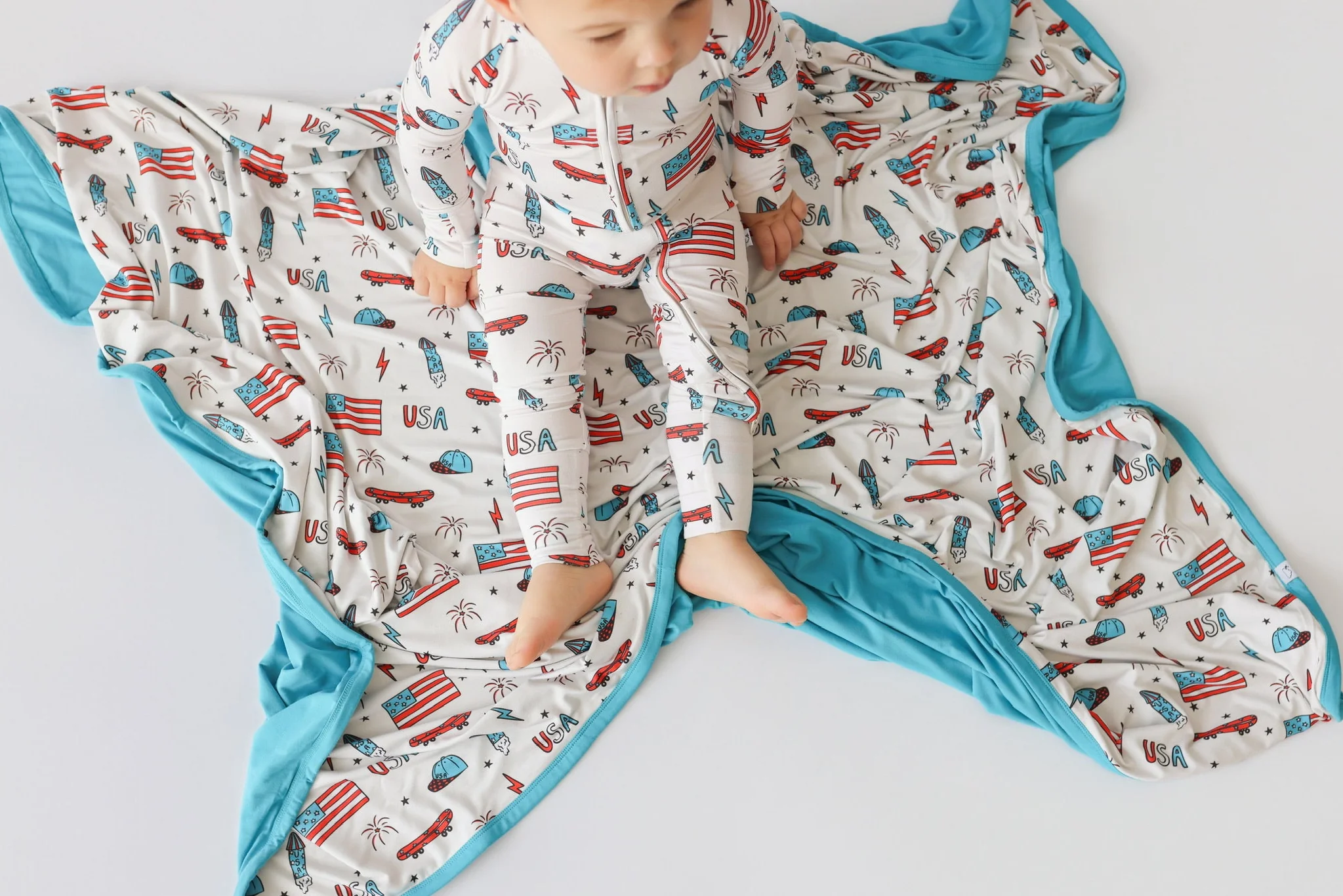 STAR-SPANGLED SKATE DREAM ROMPER - Image 9
