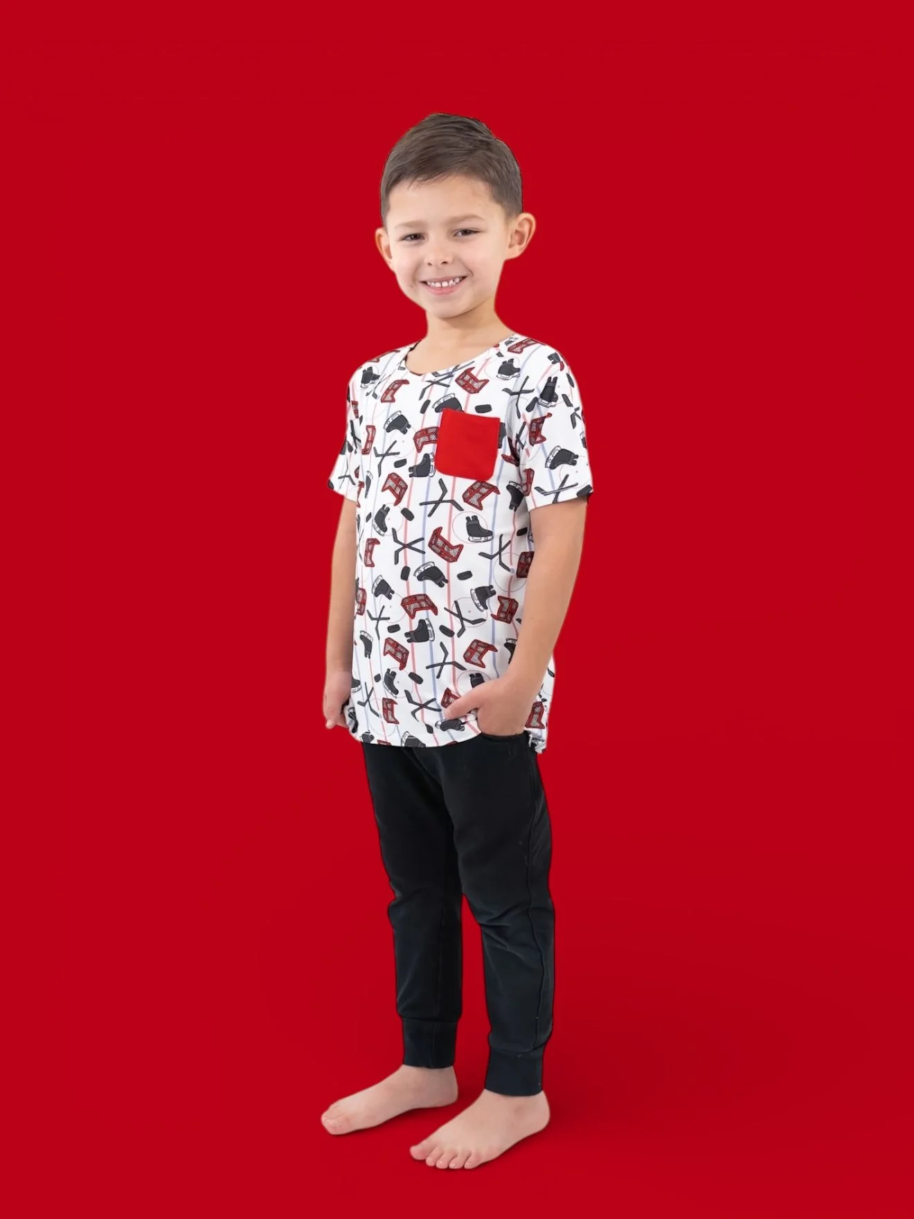 STICK & SKATE DREAM POCKET TEE