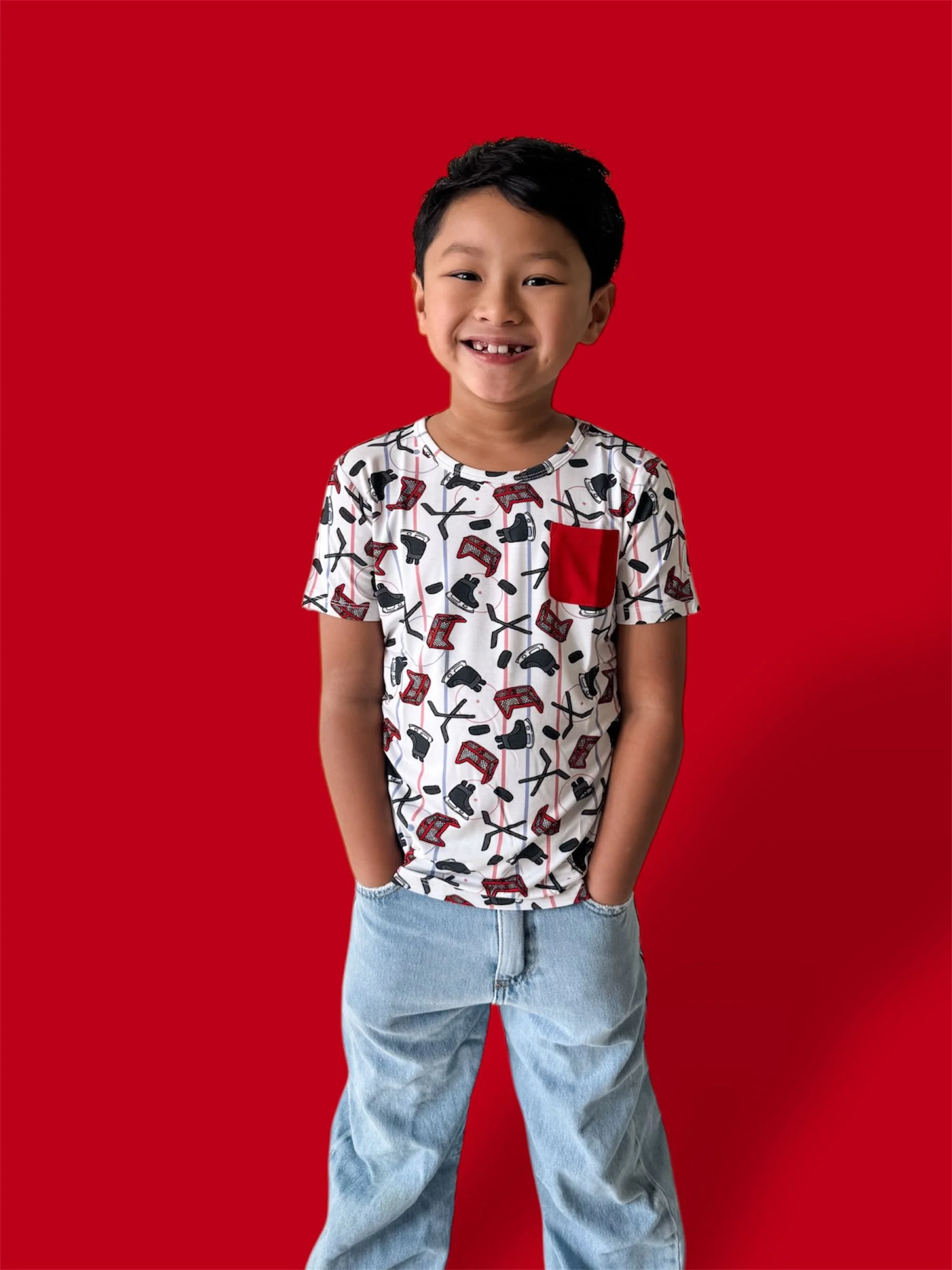 STICK & SKATE DREAM POCKET TEE - Image 3
