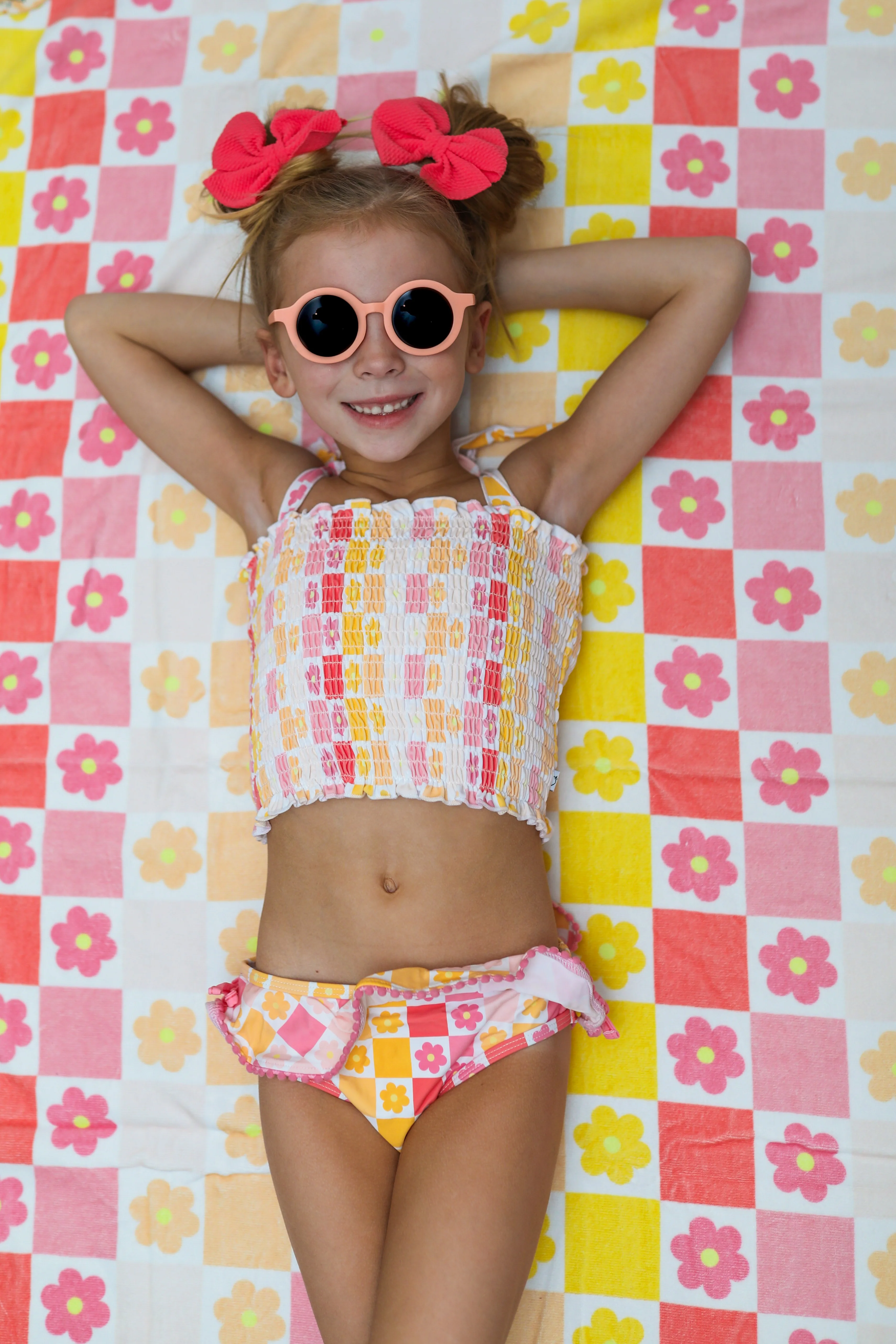 SUMMER SUNSET CHECKERS DREAM TOWEL - Image 11