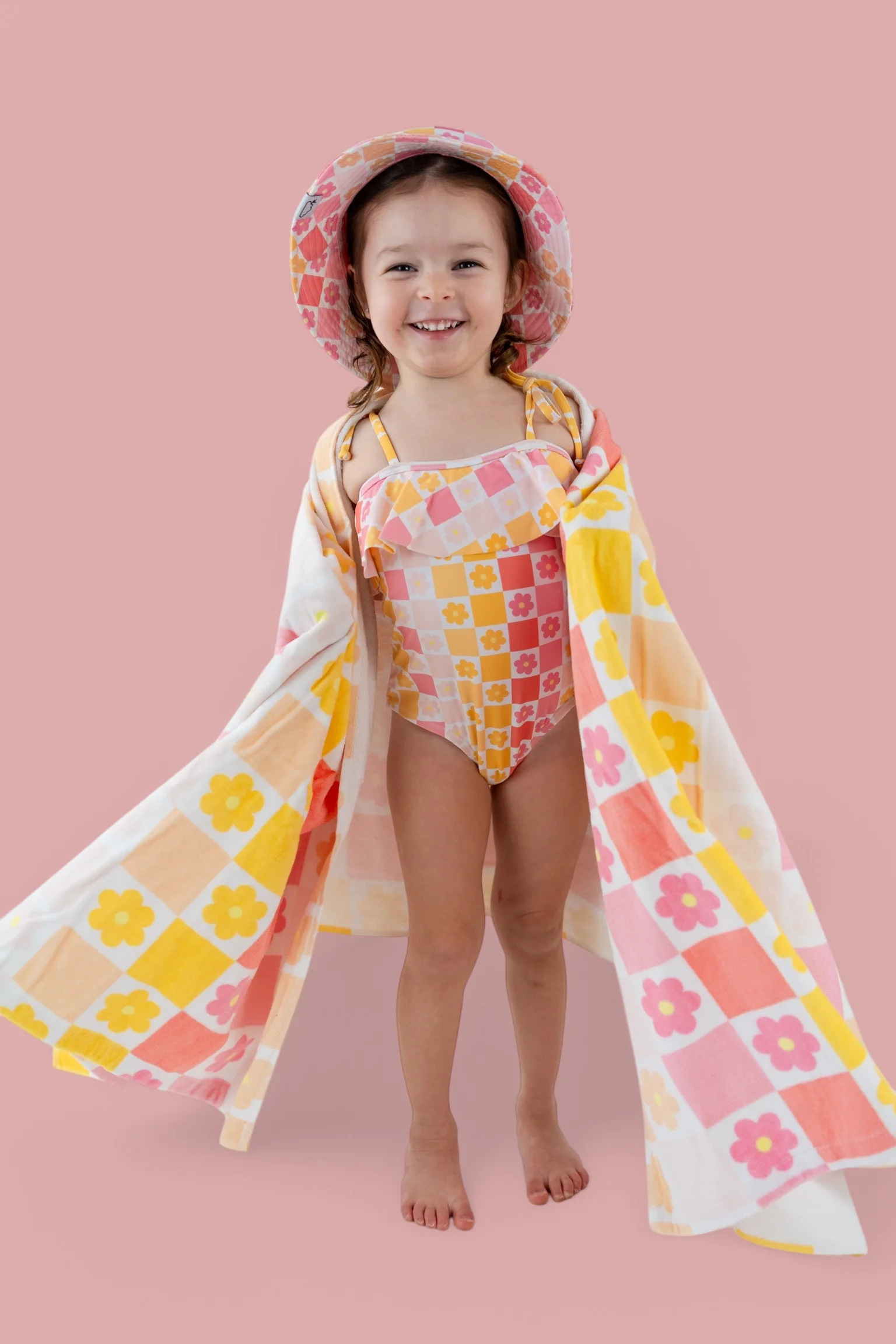 SUMMER SUNSET CHECKERS DREAM TOWEL - Image 13