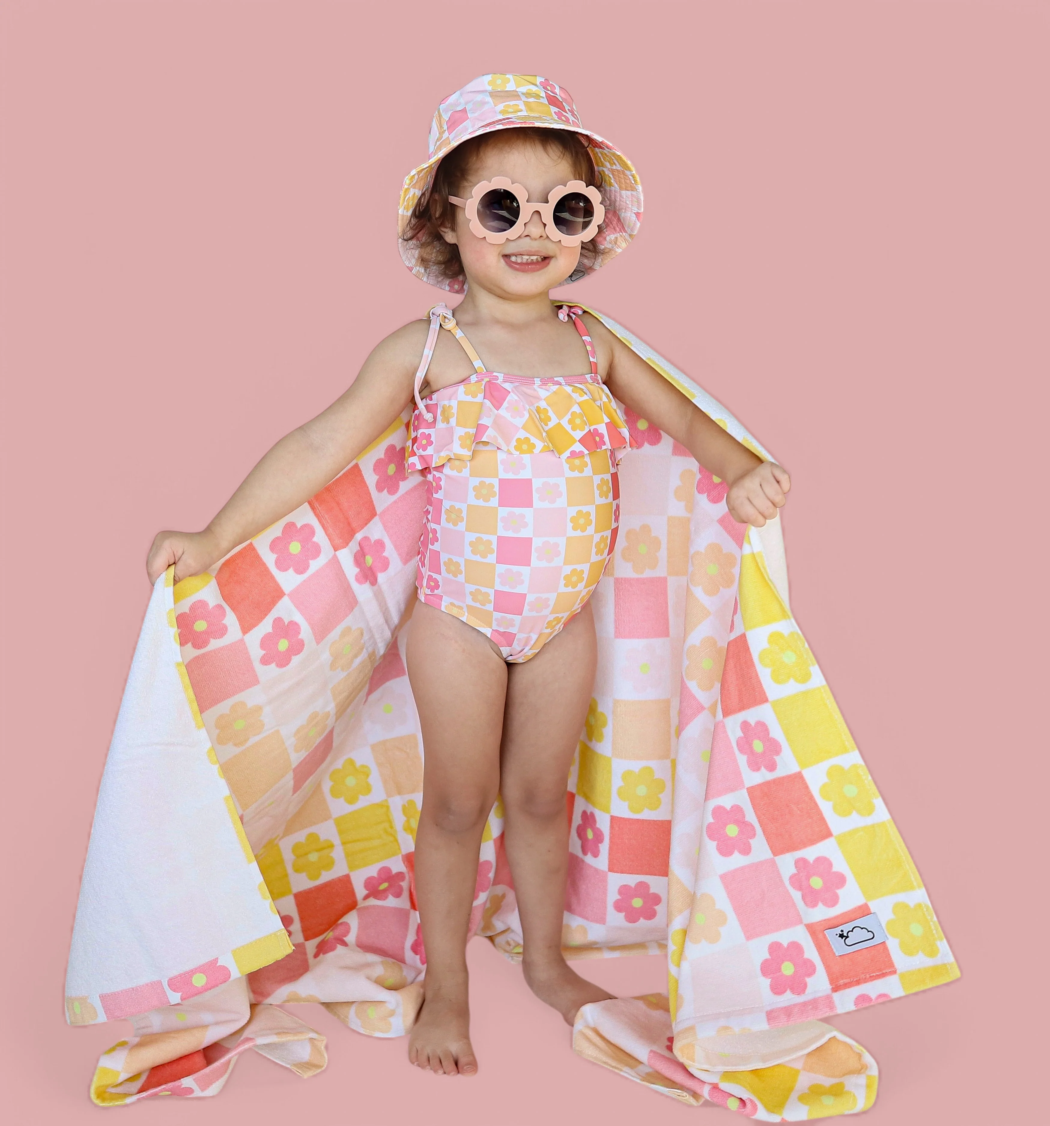SUMMER SUNSET CHECKERS DREAM TOWEL - Image 16