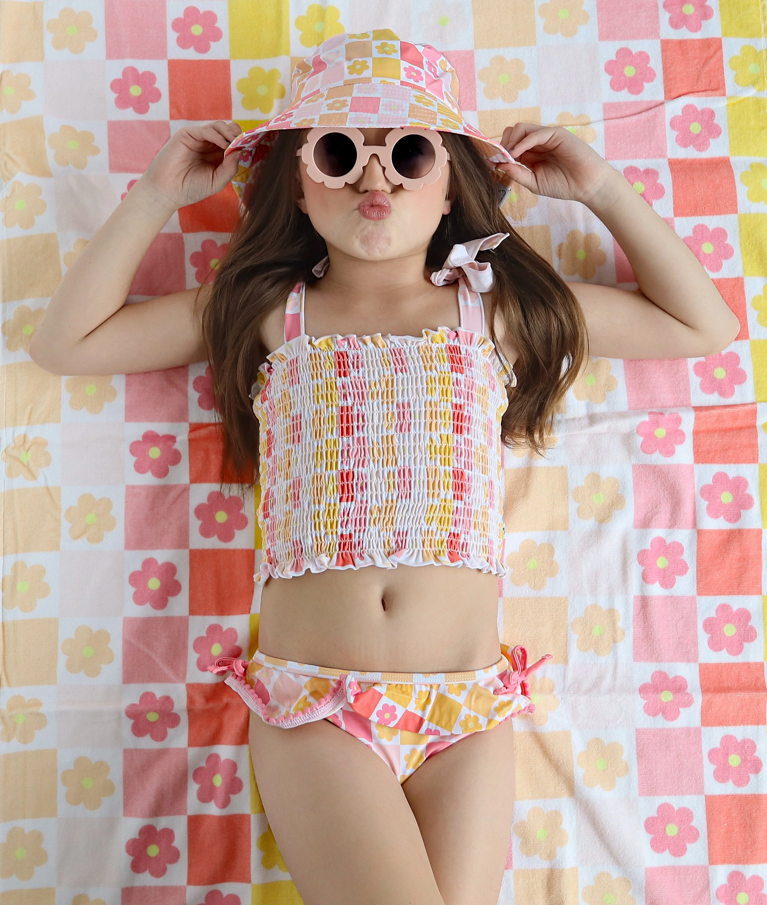 SUMMER SUNSET CHECKERS DREAM TOWEL - Image 17
