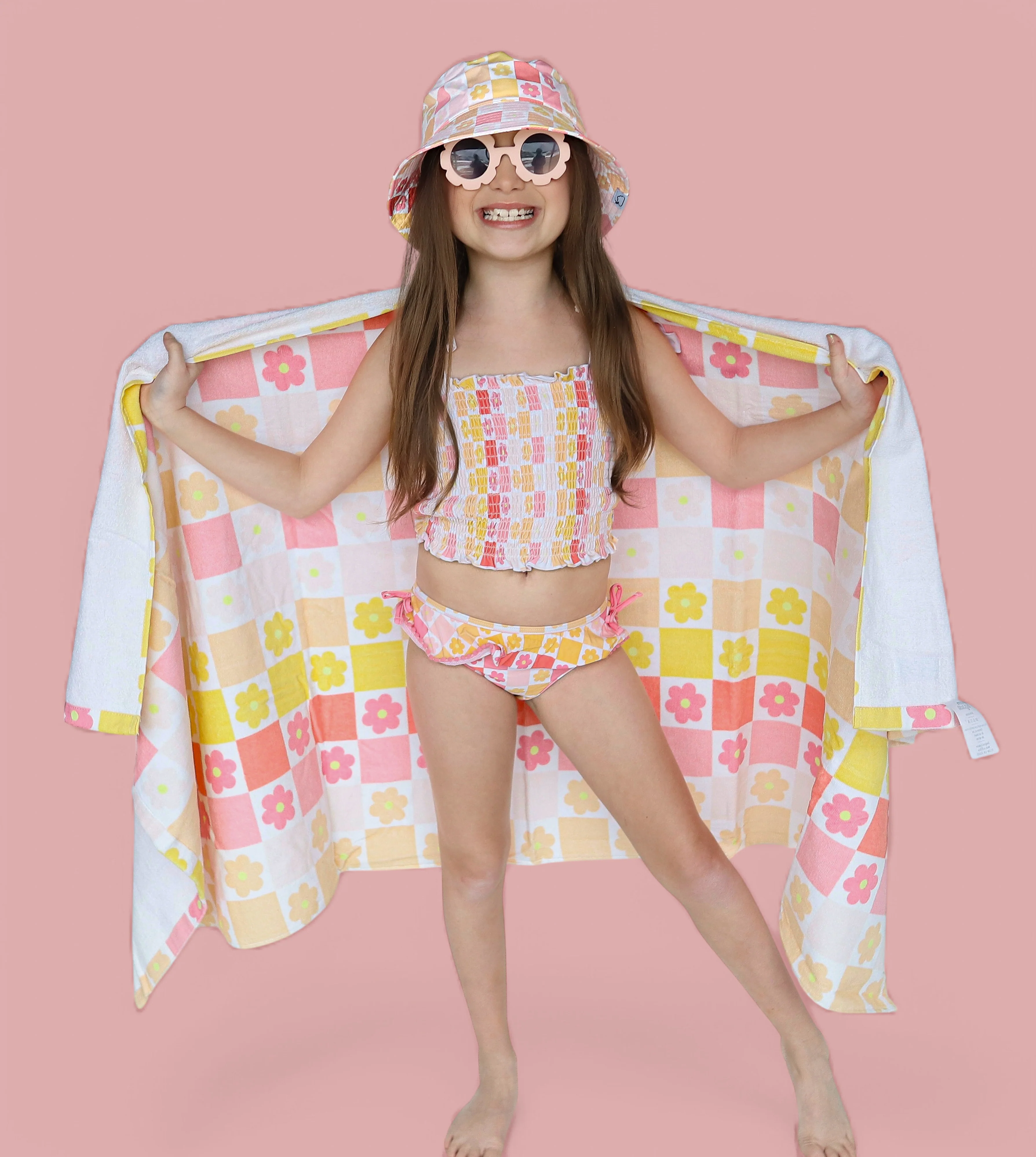SUMMER SUNSET CHECKERS DREAM TOWEL - Image 18