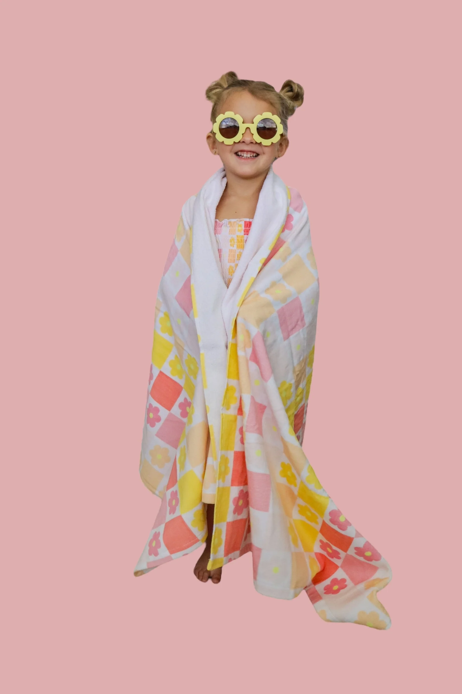 SUMMER SUNSET CHECKERS DREAM TOWEL - Image 4