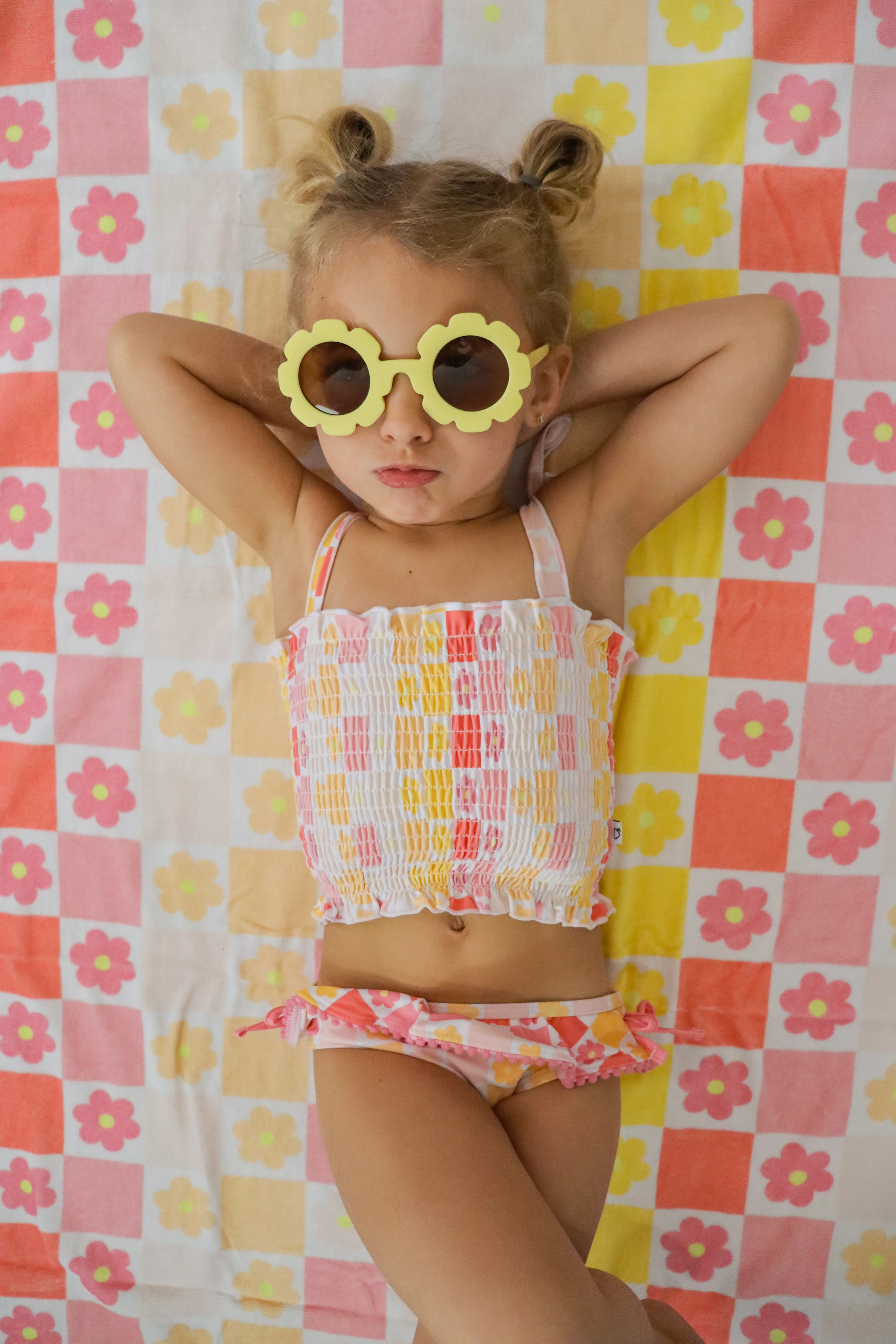 SUMMER SUNSET CHECKERS DREAM TOWEL - Image 6