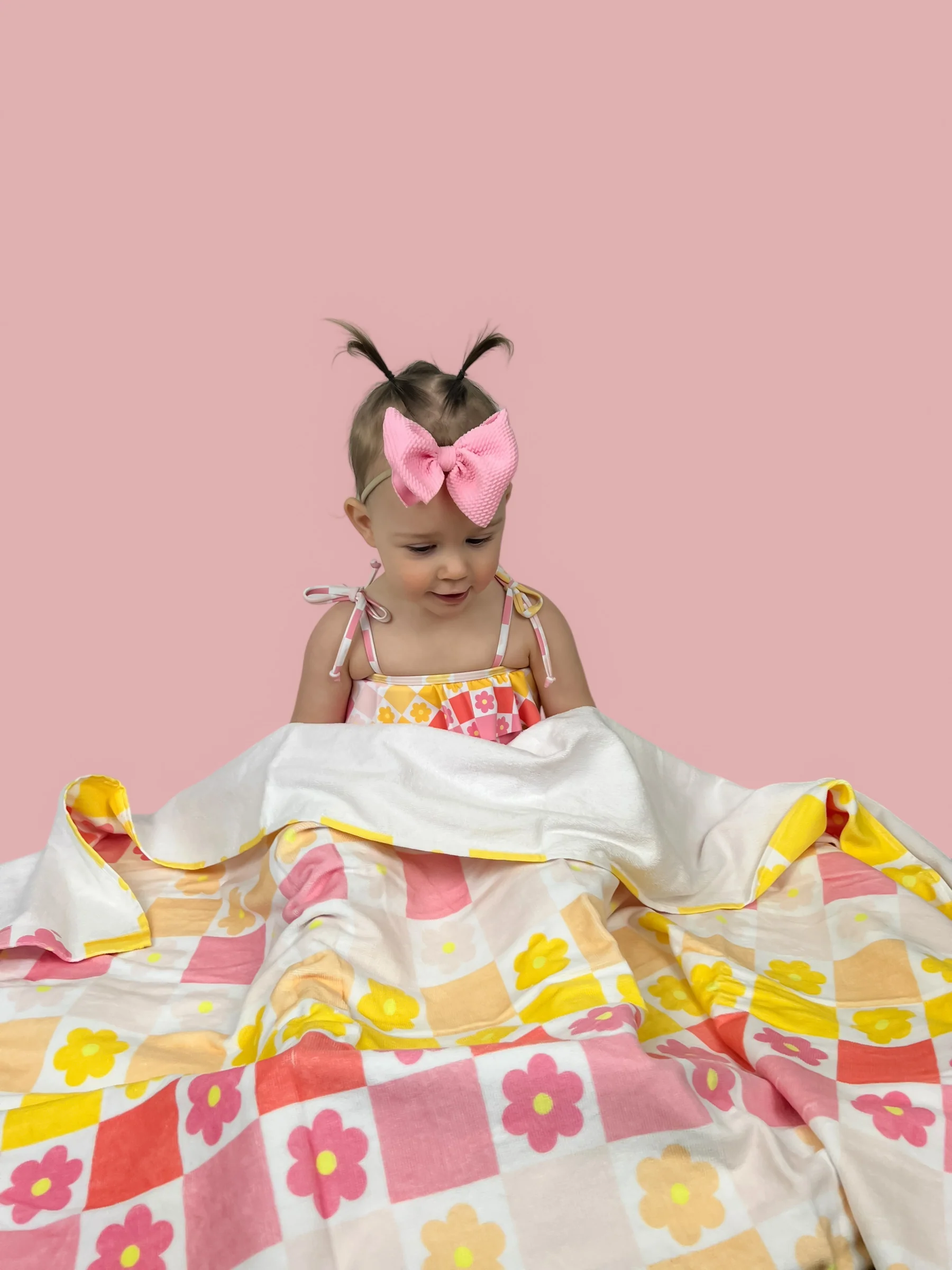 SUMMER SUNSET CHECKERS DREAM TOWEL - Image 7