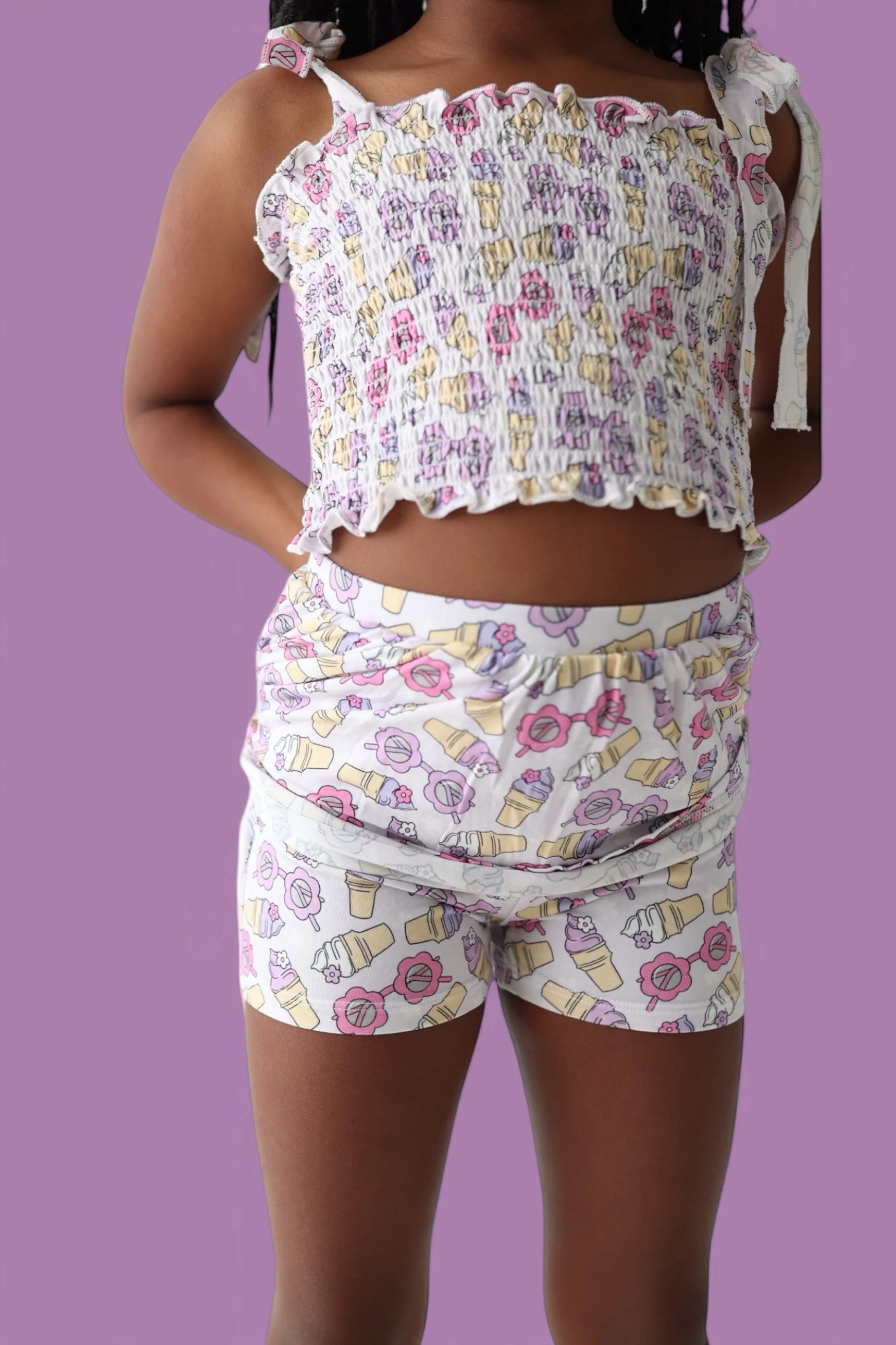 SWEET SUMMER DREAM SMOCKED SKORT SET - Image 7