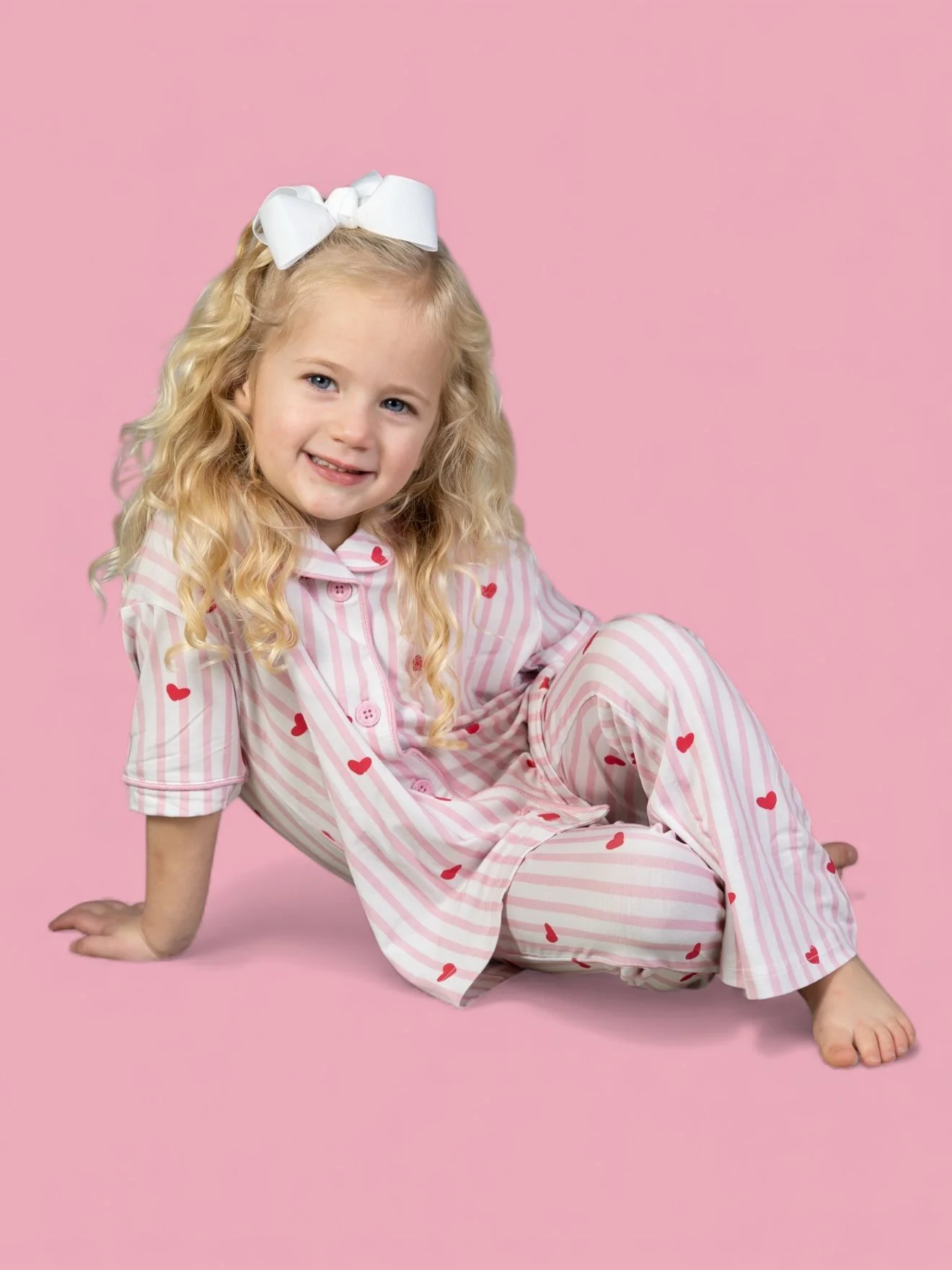 SWEETHEART STRIPES DREAM GIRL'S FLARE SET - Image 4