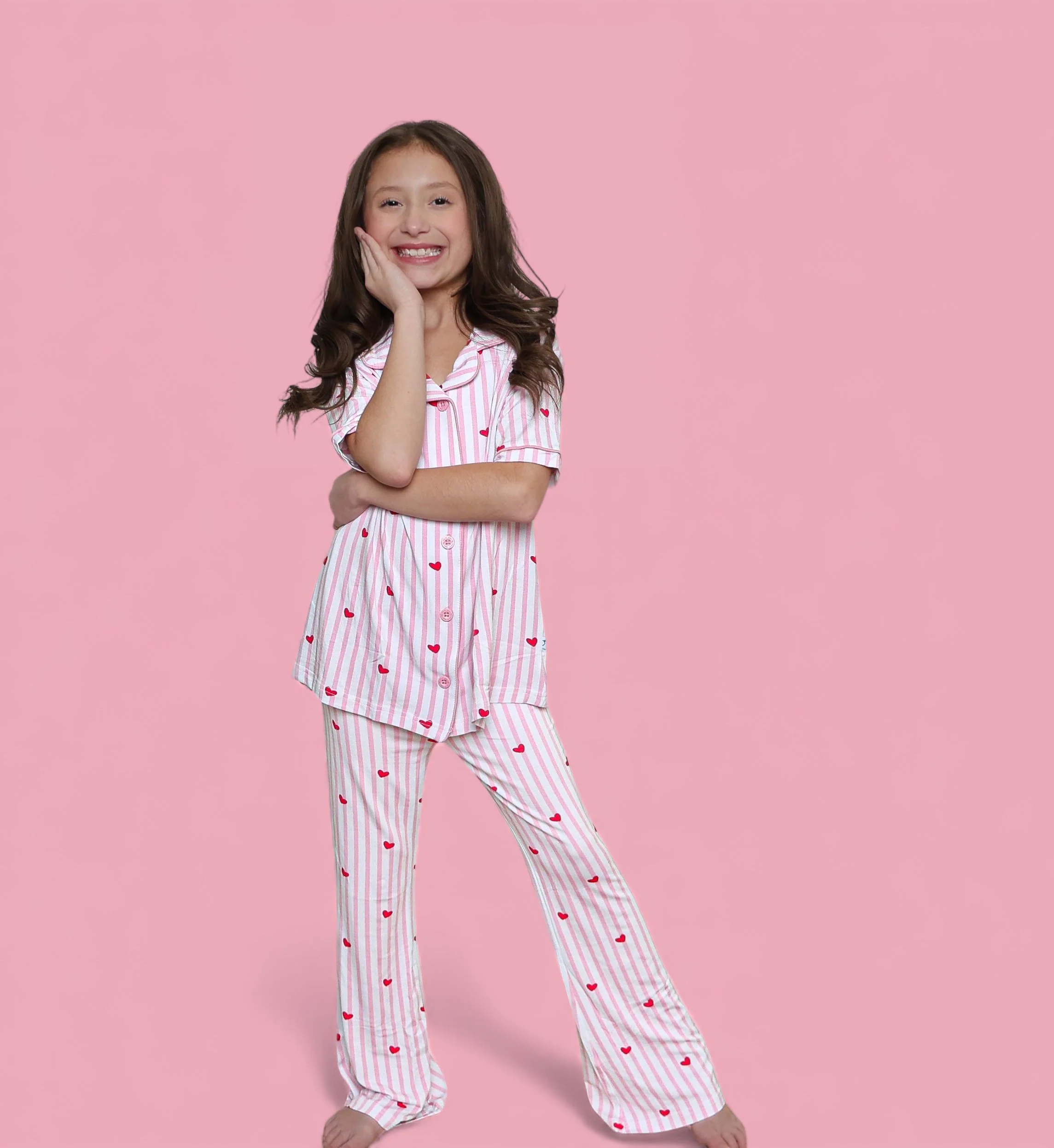 SWEETHEART STRIPES DREAM GIRL'S FLARE SET - Image 6