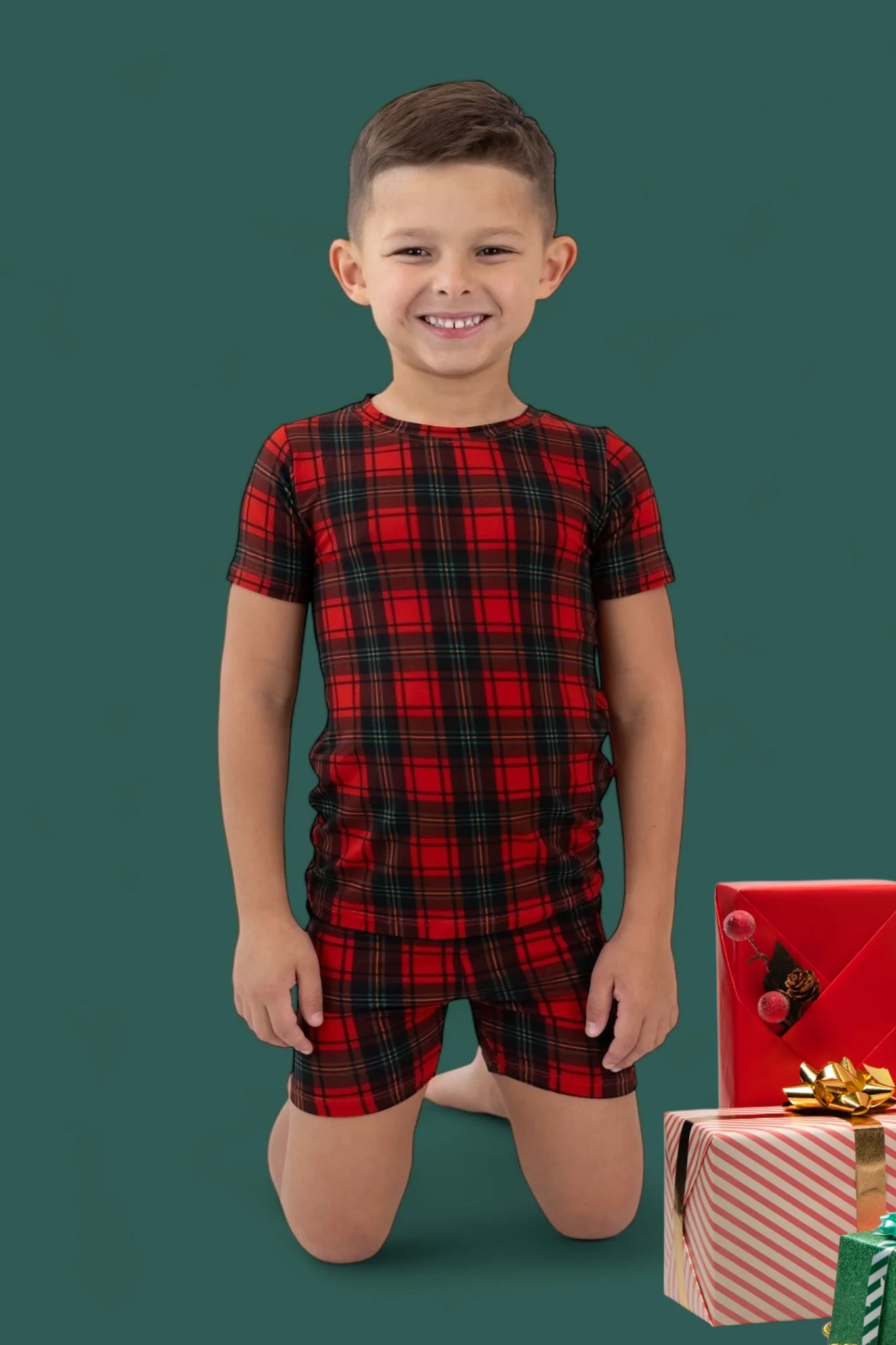 TARTAN CHEER DREAM SHORT SET - Image 11