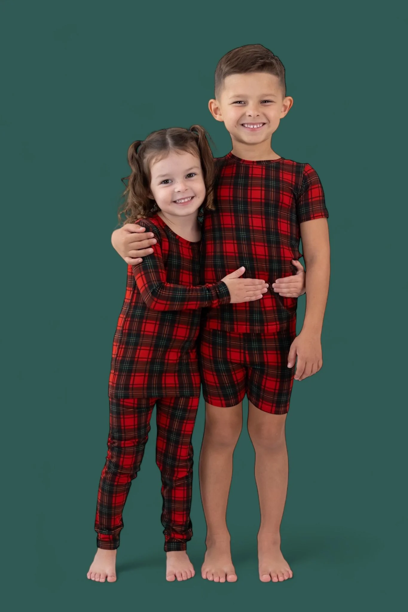 TARTAN CHEER DREAM SHORT SET - Image 4