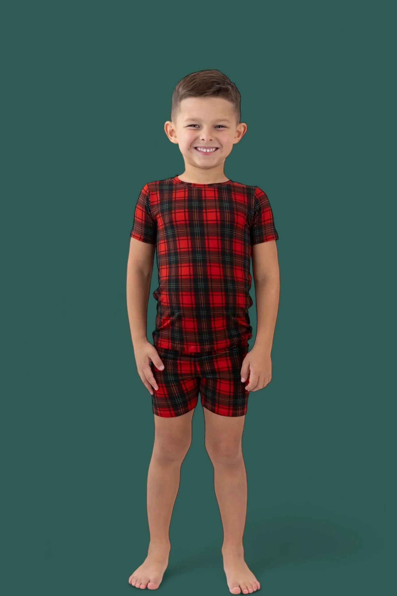 TARTAN CHEER DREAM SHORT SET - Image 8