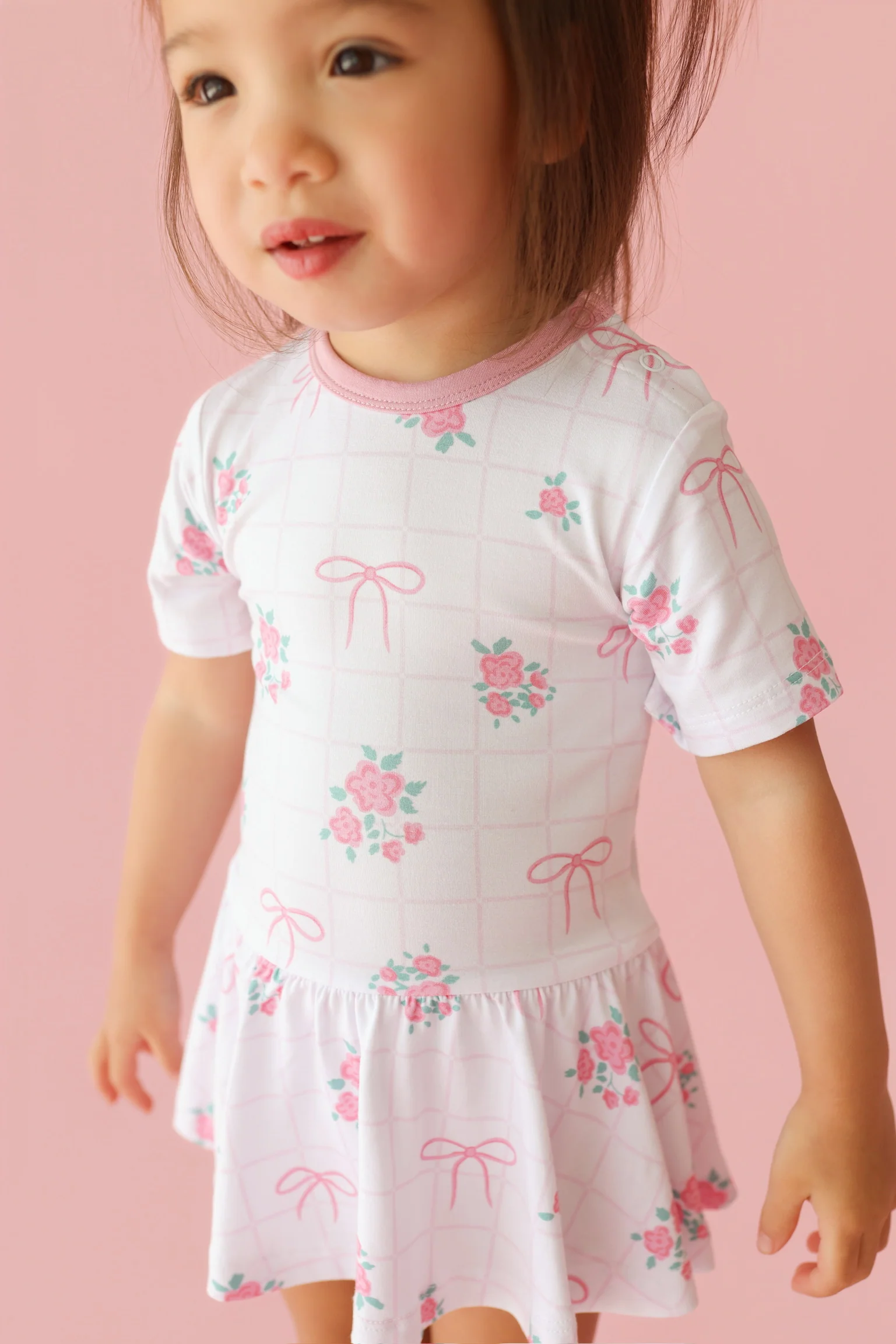 TIED WITH ROSES DREAM BODYSUIT DRESS - Image 4