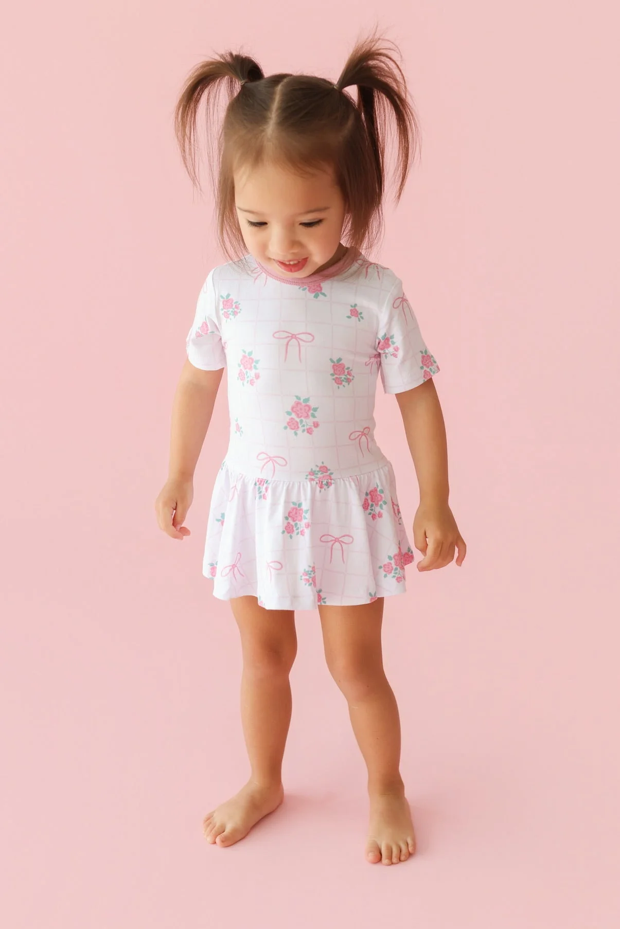 TIED WITH ROSES DREAM BODYSUIT DRESS - Image 5