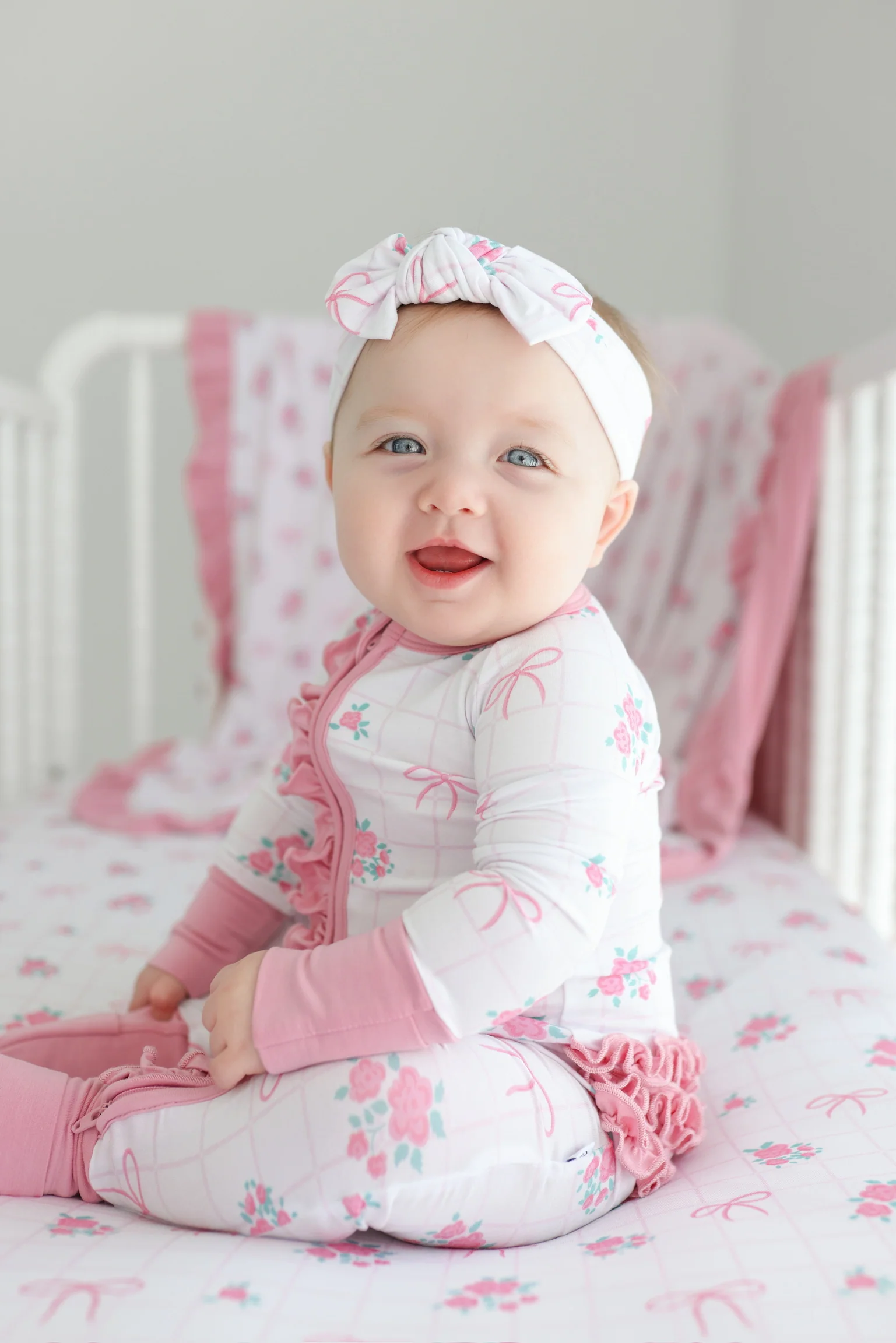 TIED WITH ROSES DREAM RUFFLE ROMPER - Image 10