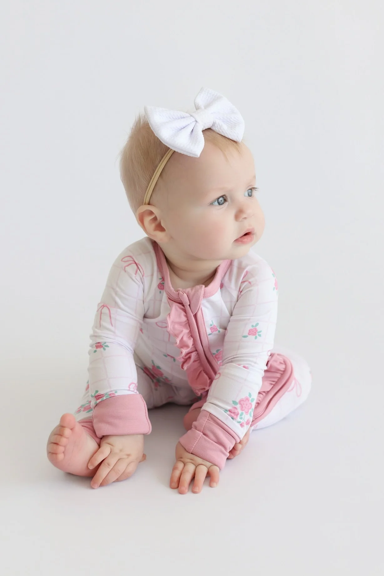 TIED WITH ROSES DREAM RUFFLE ROMPER - Image 14