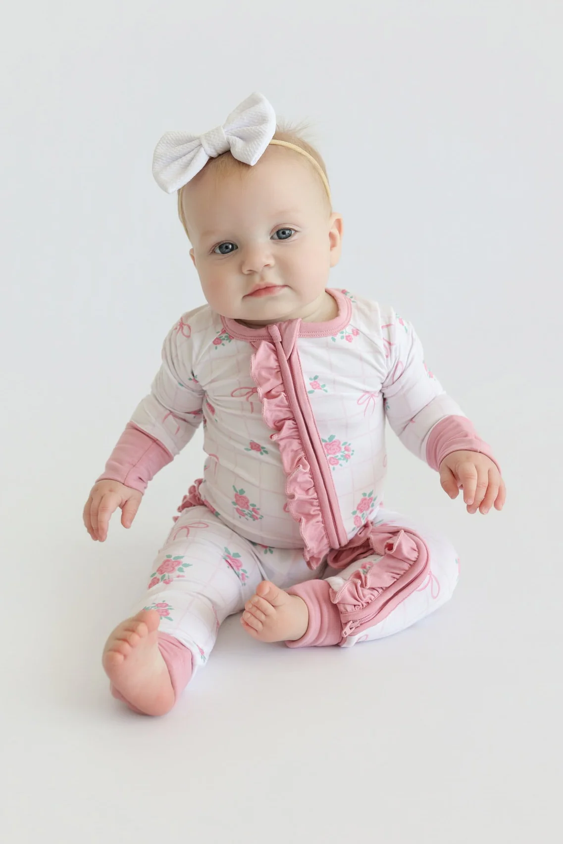 TIED WITH ROSES DREAM RUFFLE ROMPER - Image 8
