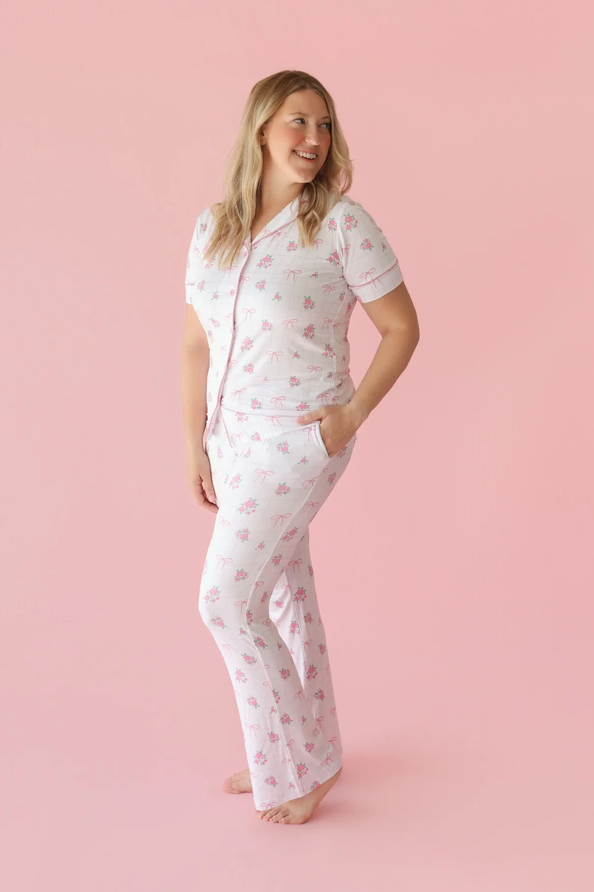 TIED WITH ROSES WOMEN'S DREAM FLARE SET - Image 10
