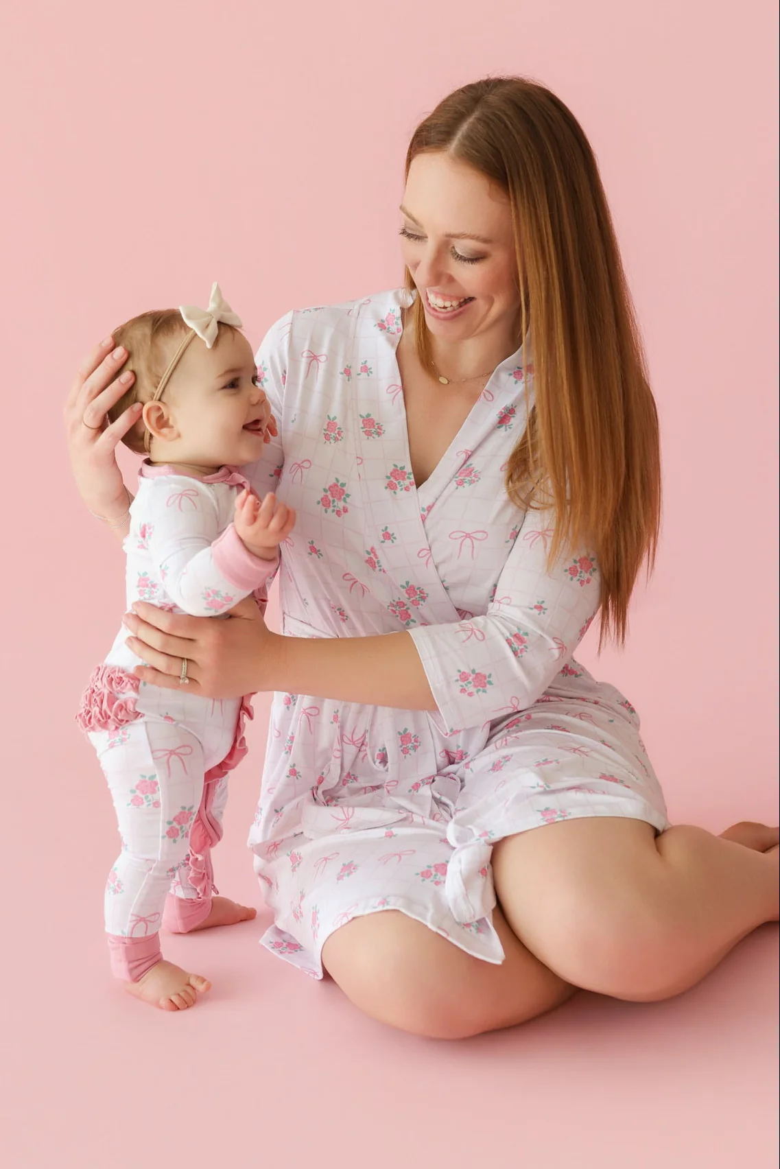 TIED WITH ROSES WOMEN'S DREAM ROBE - Image 10