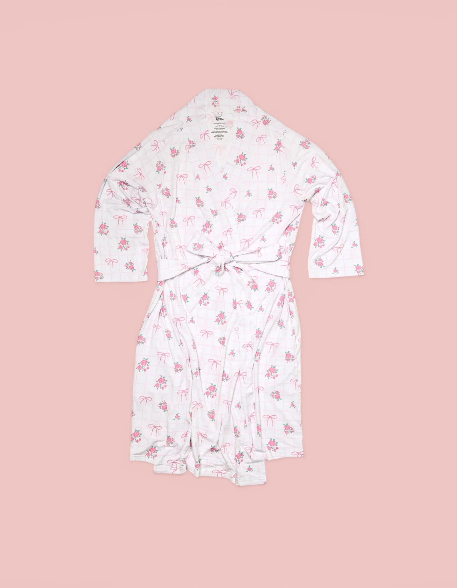 TIED WITH ROSES WOMEN'S DREAM ROBE - Image 2