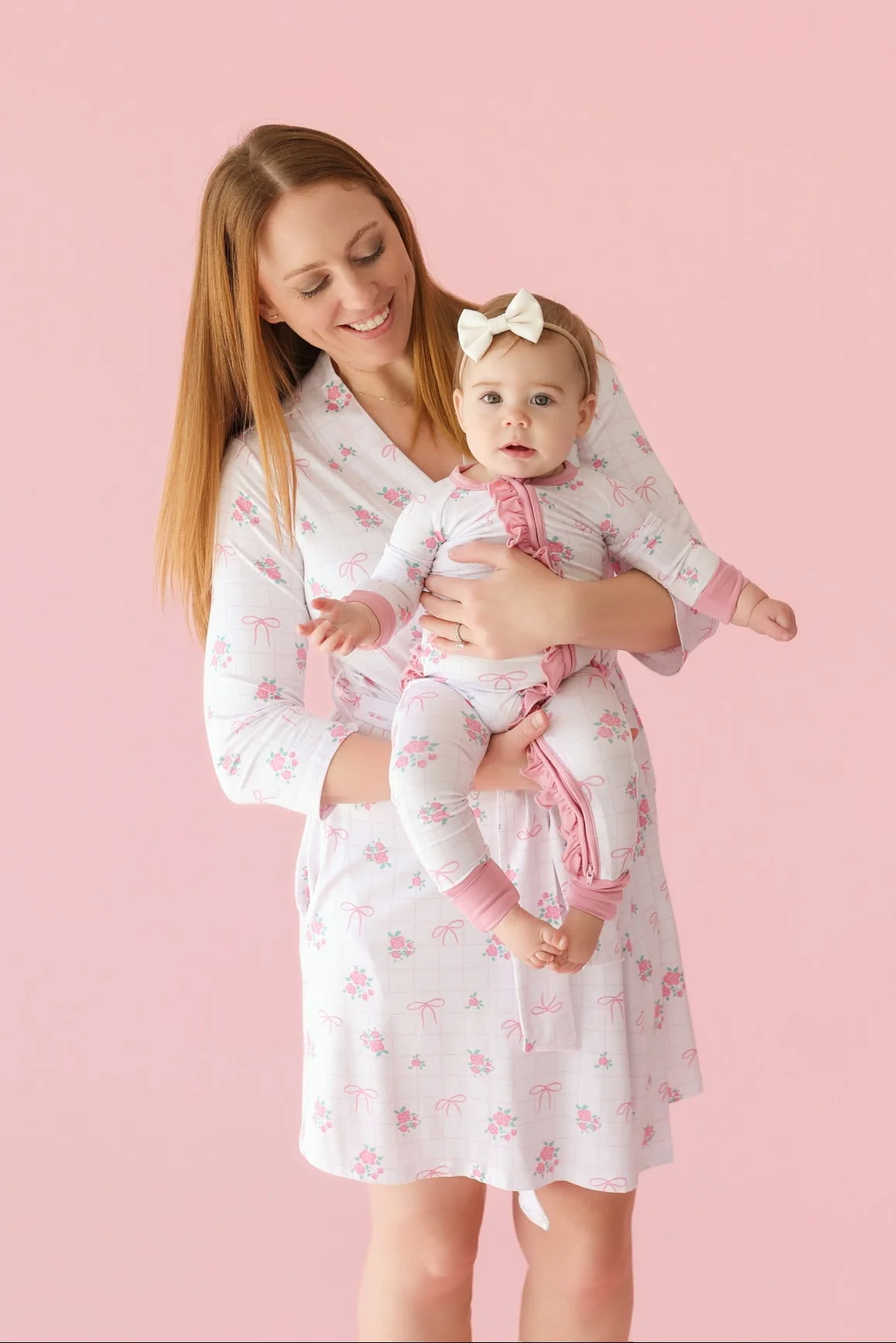 TIED WITH ROSES WOMEN'S DREAM ROBE - Image 6