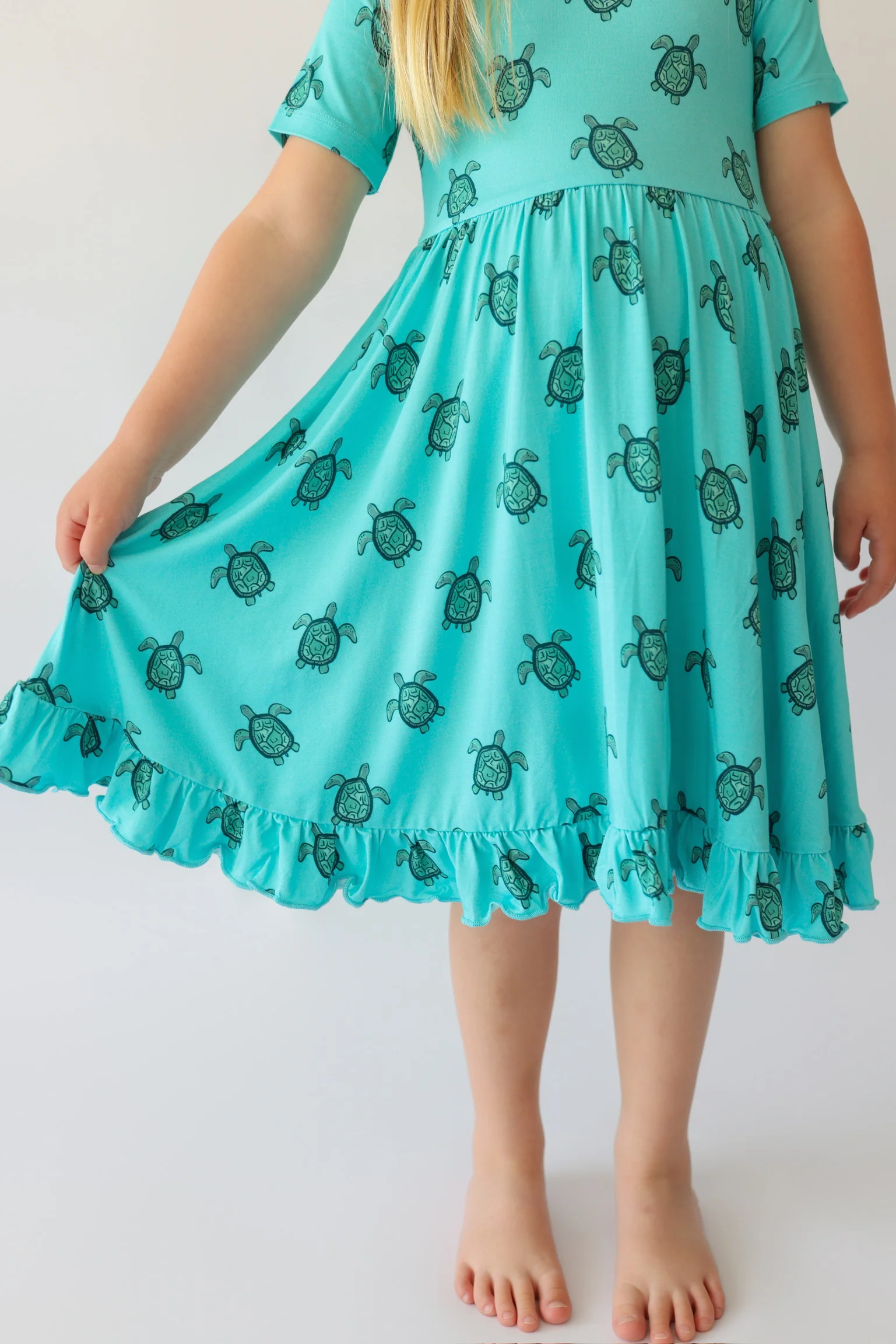 TURTLE BAY DREAM RUFFLE DRESS - Image 3