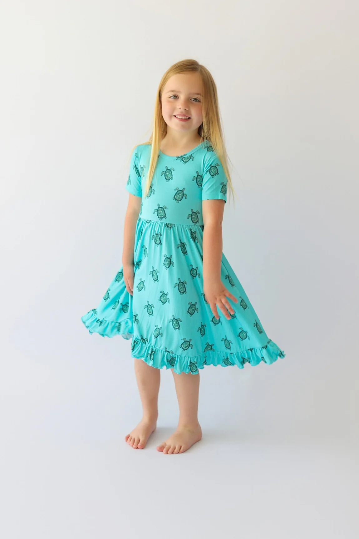 TURTLE BAY DREAM RUFFLE DRESS - Image 4