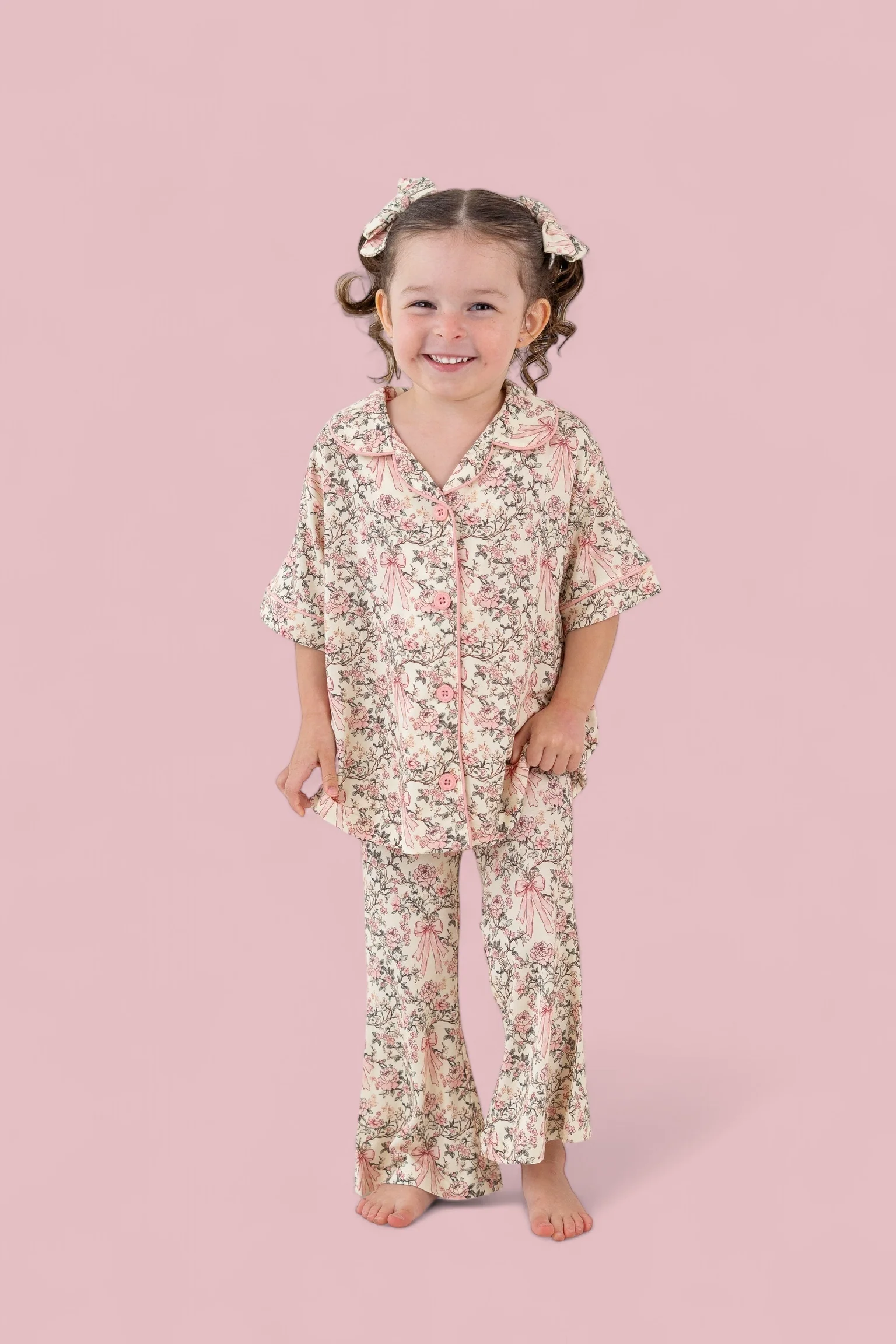 VICTORIAN BLOOM DREAM GIRL'S FLARE SET - Image 7
