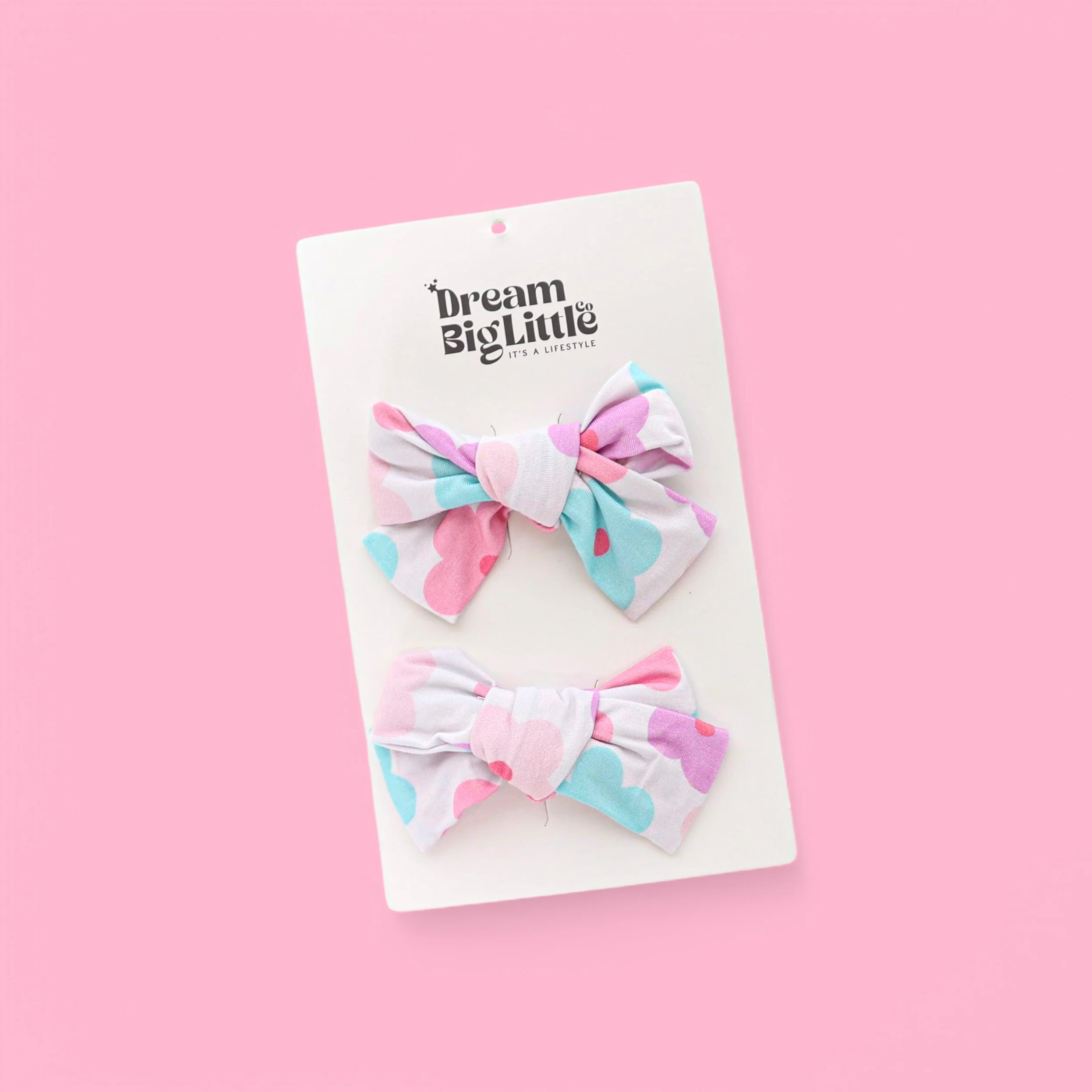 VIOLET FIELDS DREAM BOW HAIR CLIPS - Image 2