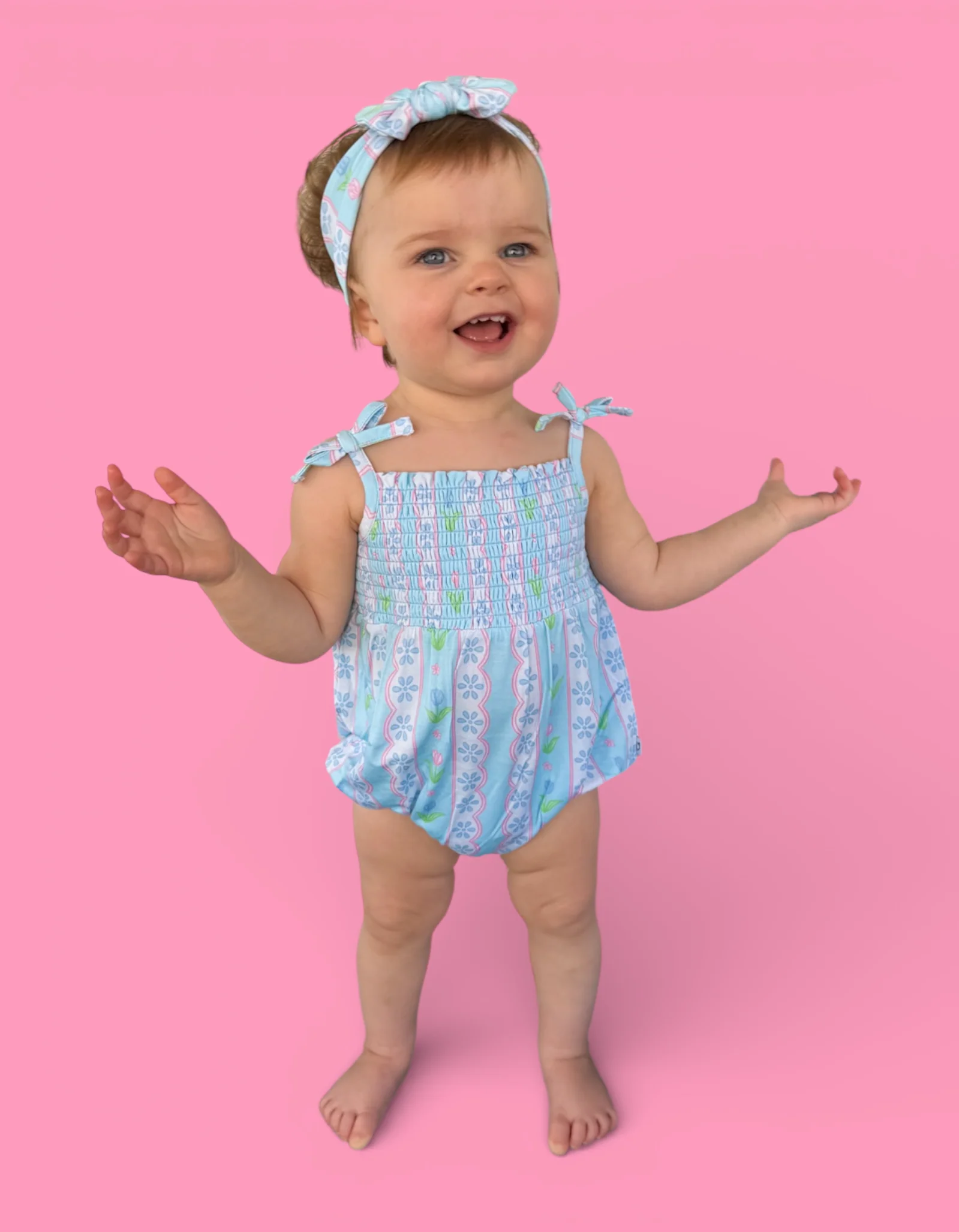 WHIMSY TULIP DREAM BUBBLE ROMPER - Image 6