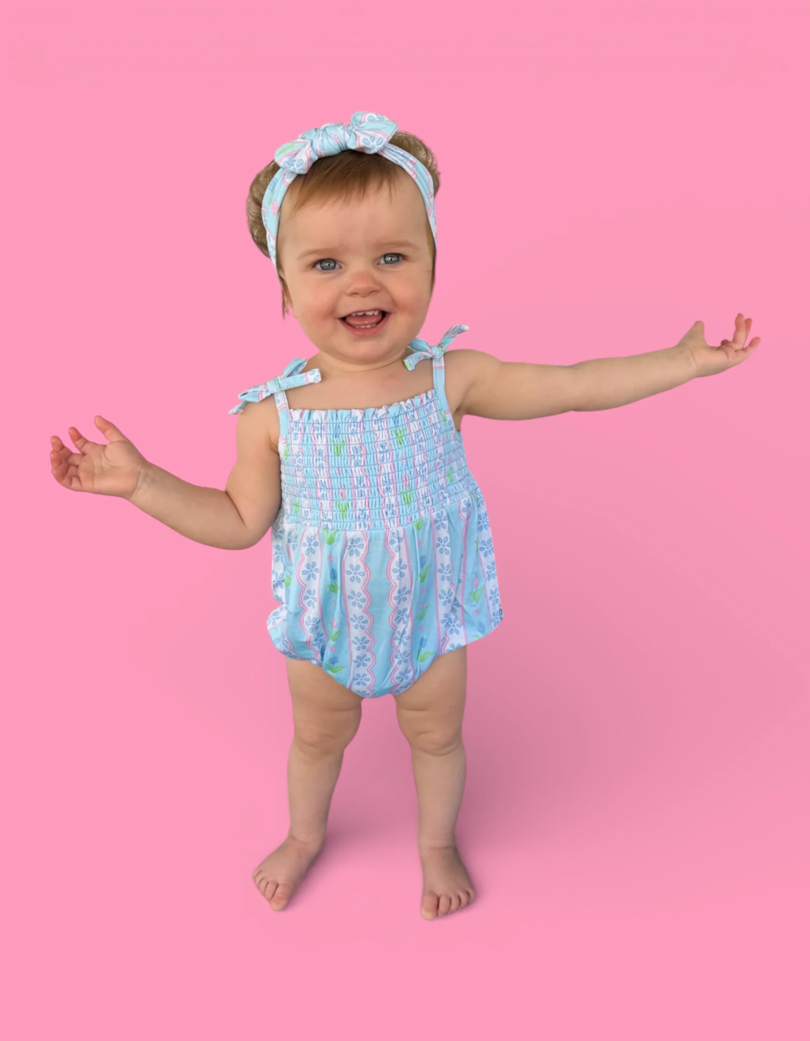 WHIMSY TULIP DREAM BUBBLE ROMPER - Image 8