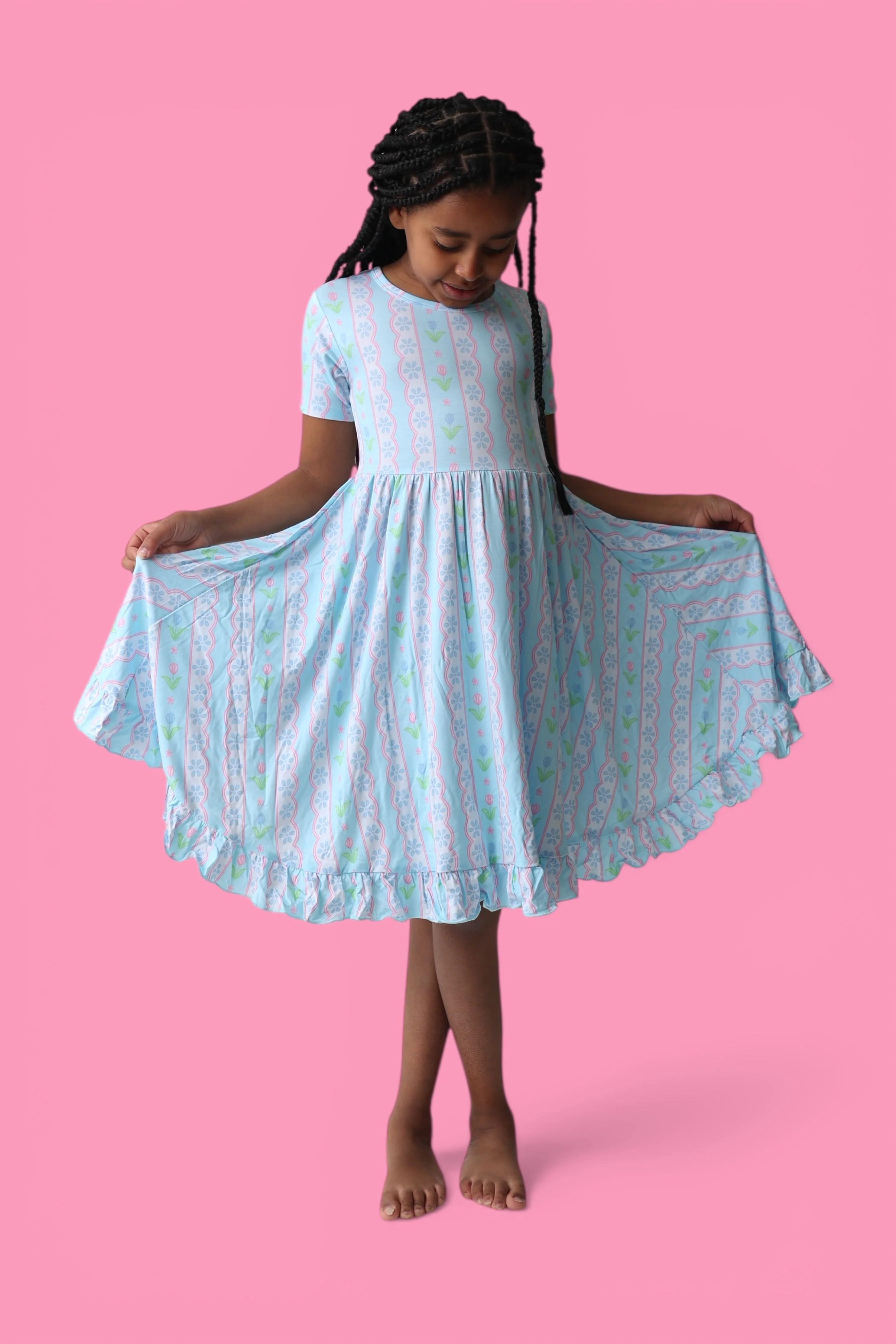 WHIMSY TULIP DREAM RUFFLE DRESS - Image 10