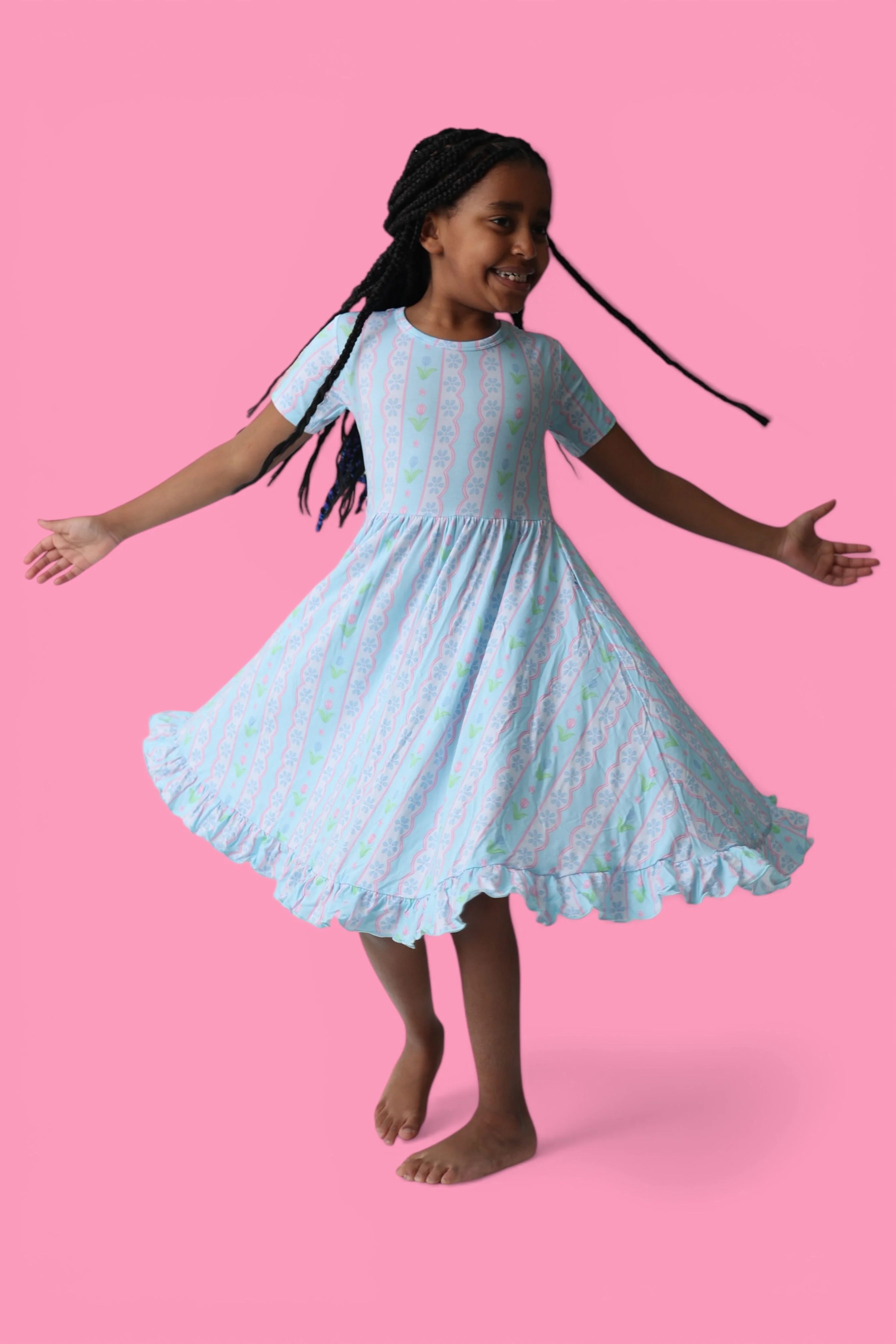 WHIMSY TULIP DREAM RUFFLE DRESS - Image 12