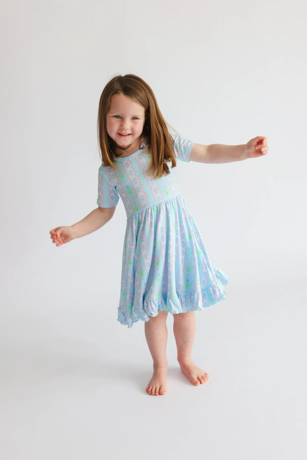 WHIMSY TULIP DREAM RUFFLE DRESS - Image 3