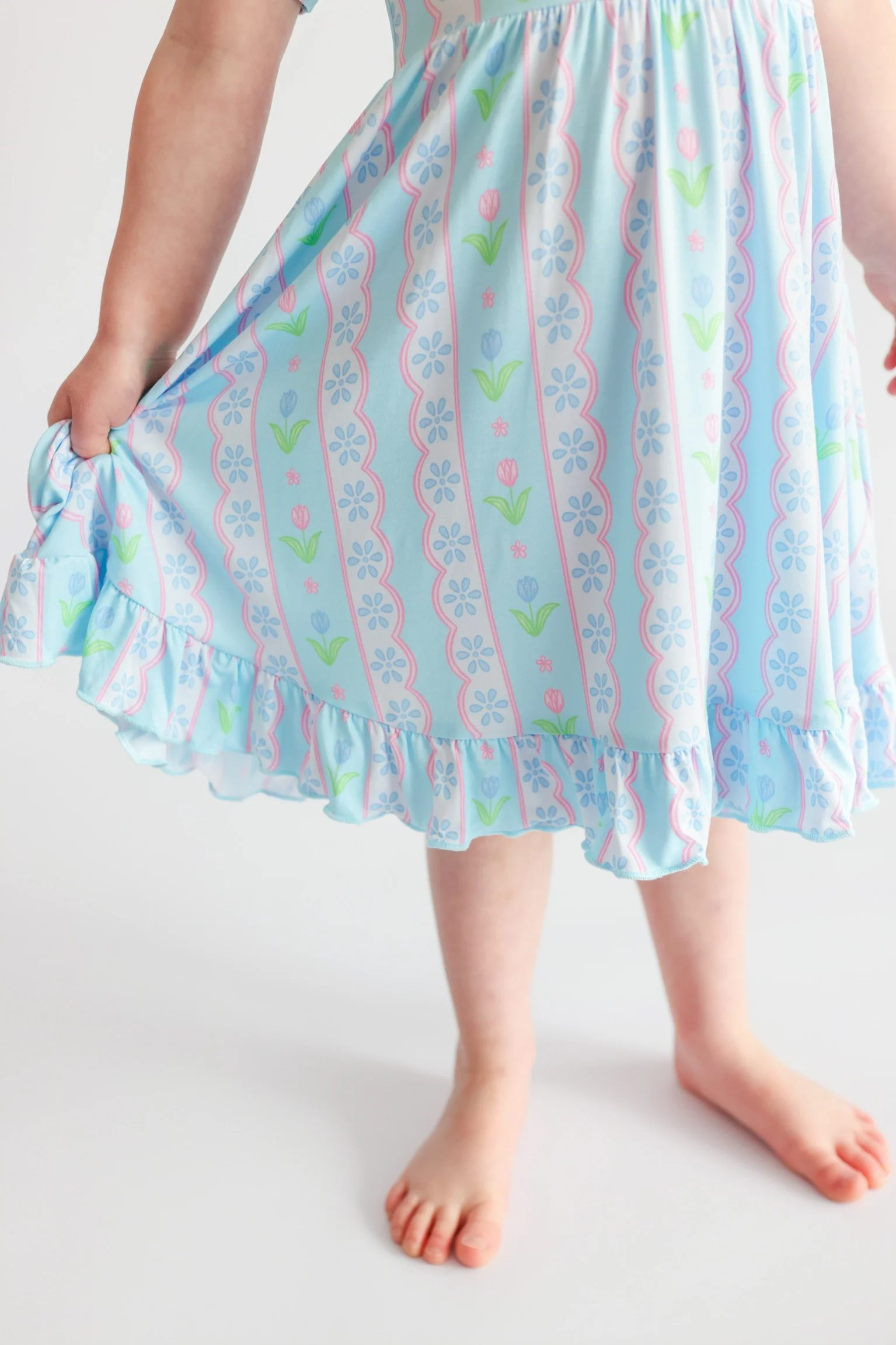 WHIMSY TULIP DREAM RUFFLE DRESS - Image 7
