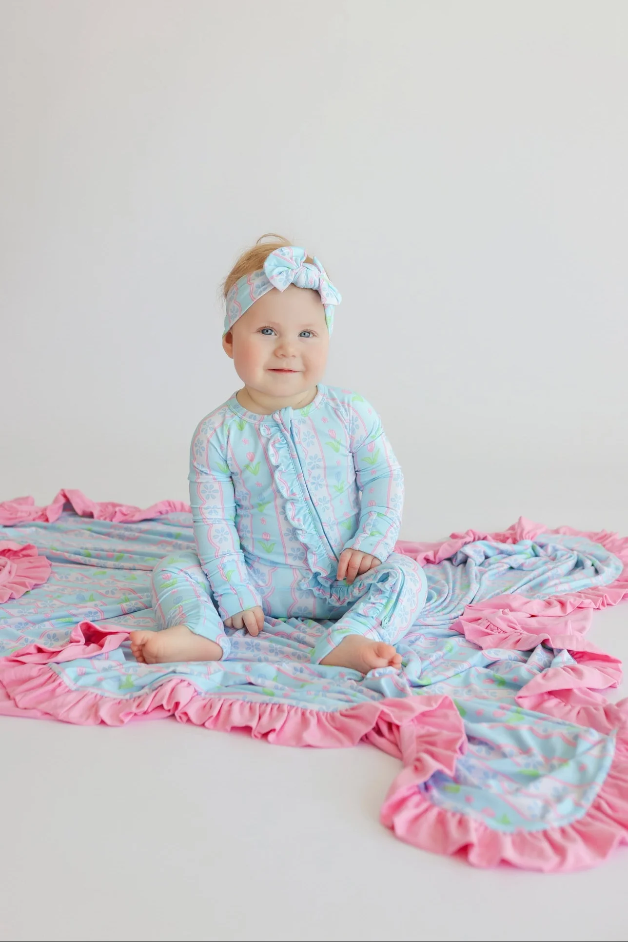 WHIMSY TULIP DREAM RUFFLE ROMPER - Image 17