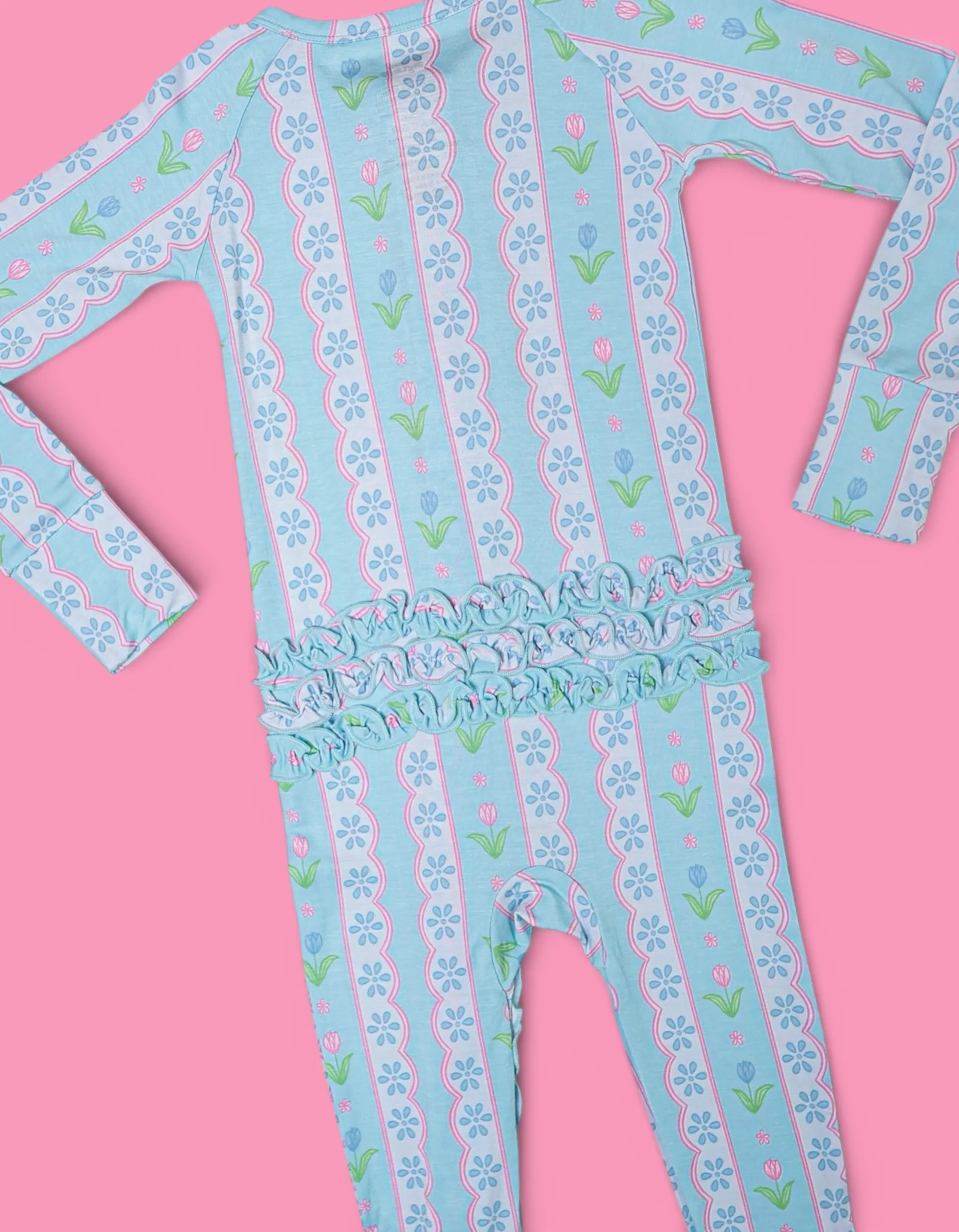 WHIMSY TULIP DREAM RUFFLE ROMPER - Image 18