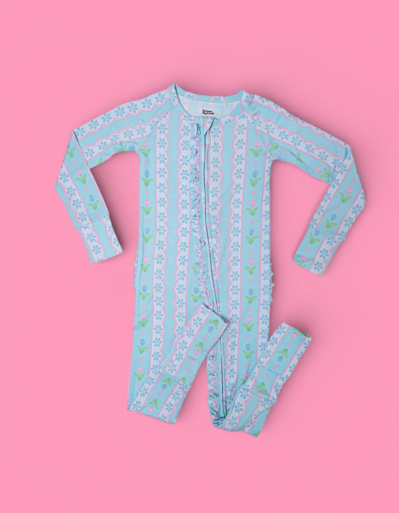 WHIMSY TULIP DREAM RUFFLE ROMPER - Image 2