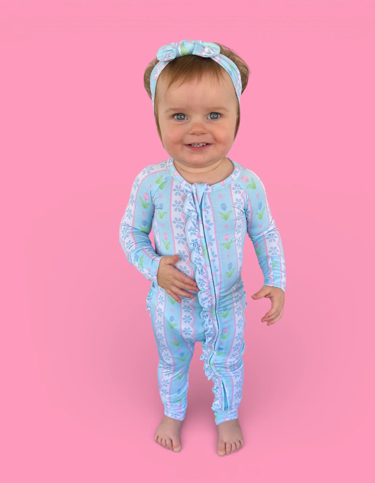 WHIMSY TULIP DREAM RUFFLE ROMPER - Image 20