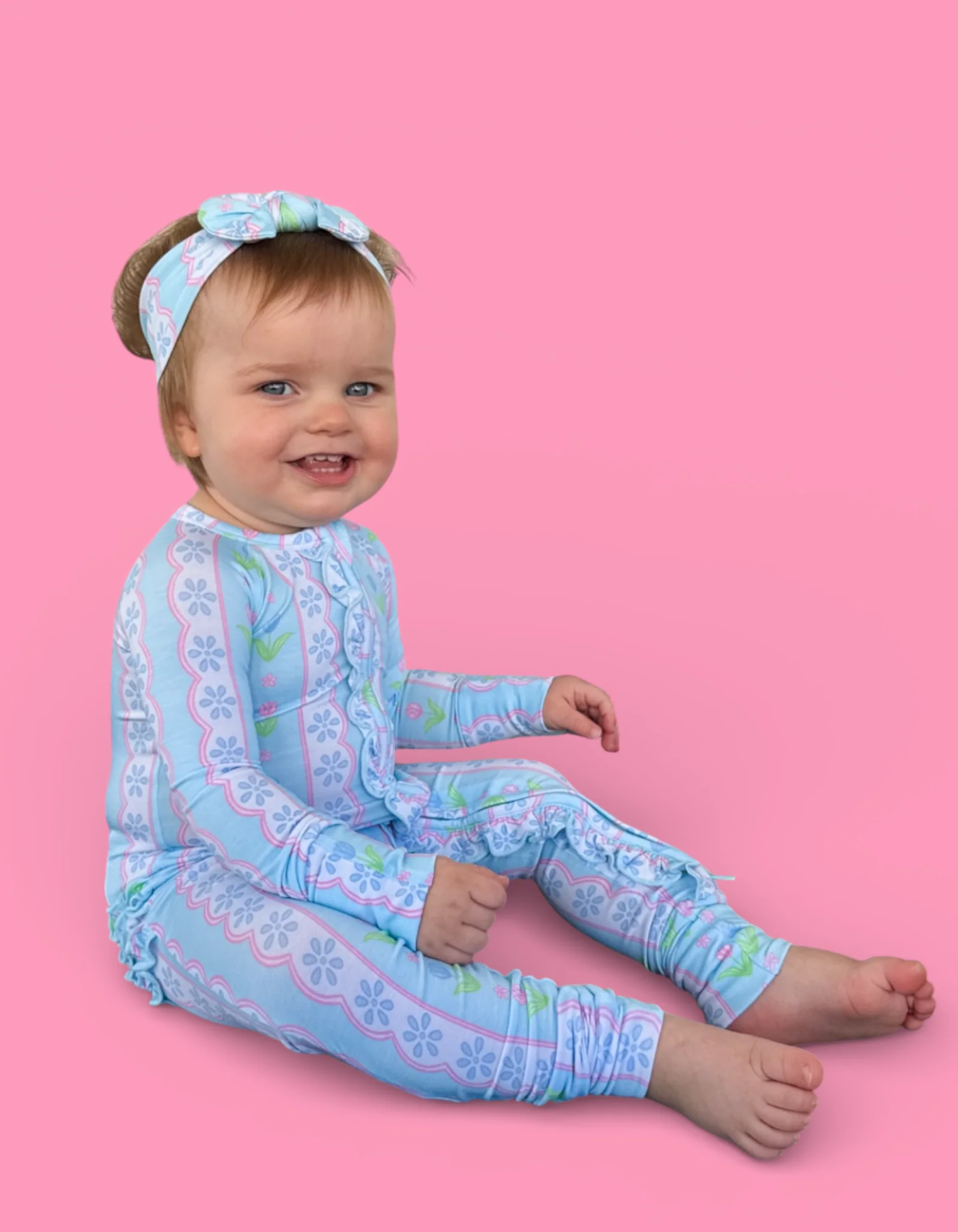 WHIMSY TULIP DREAM RUFFLE ROMPER - Image 21