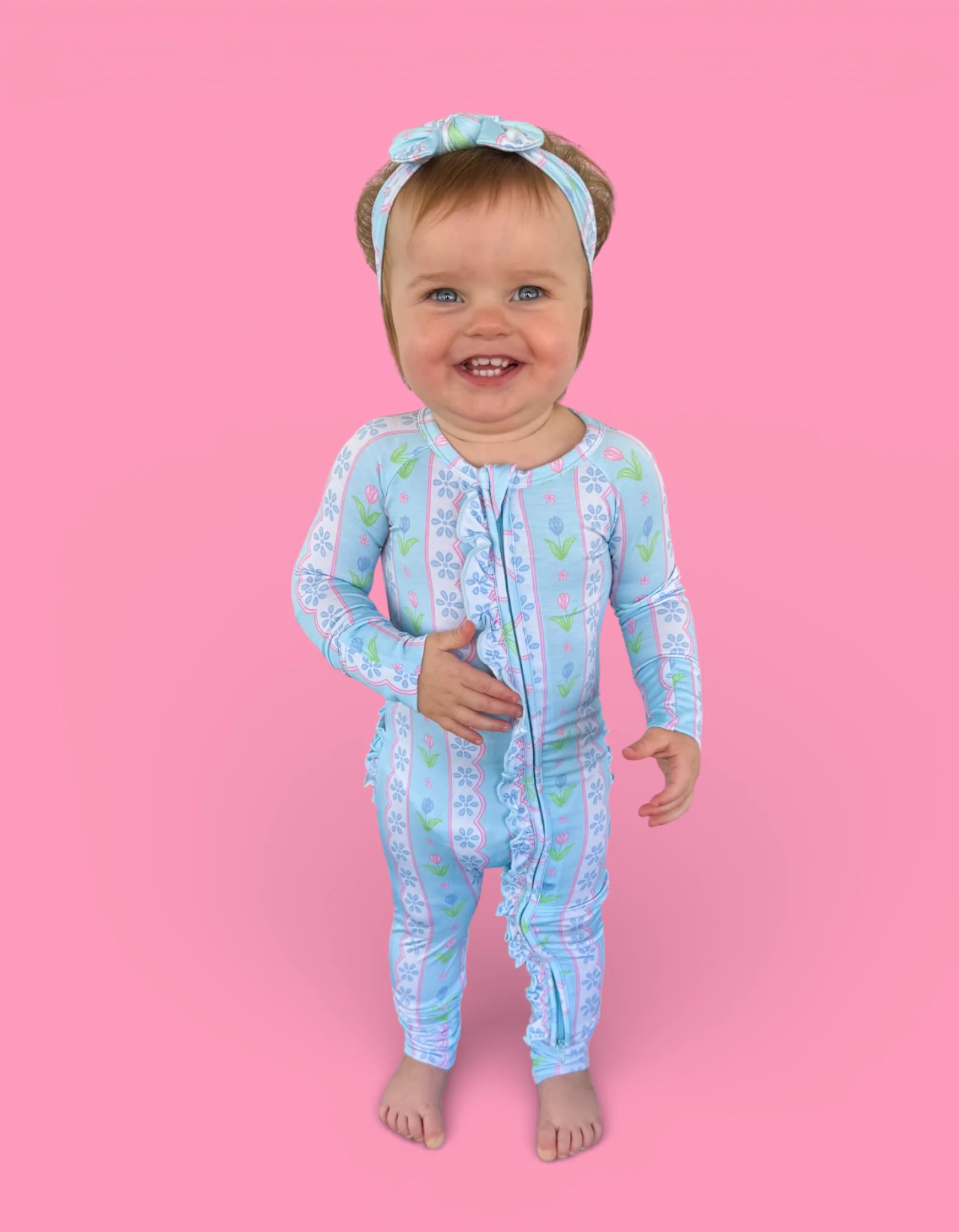 WHIMSY TULIP DREAM RUFFLE ROMPER - Image 22