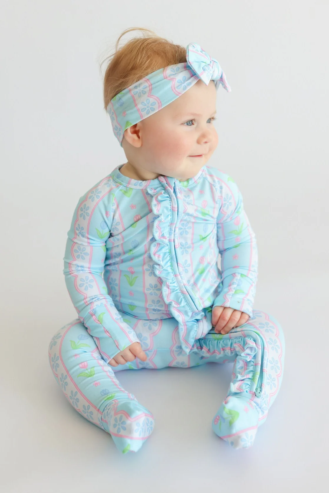 WHIMSY TULIP DREAM RUFFLE ROMPER - Image 5