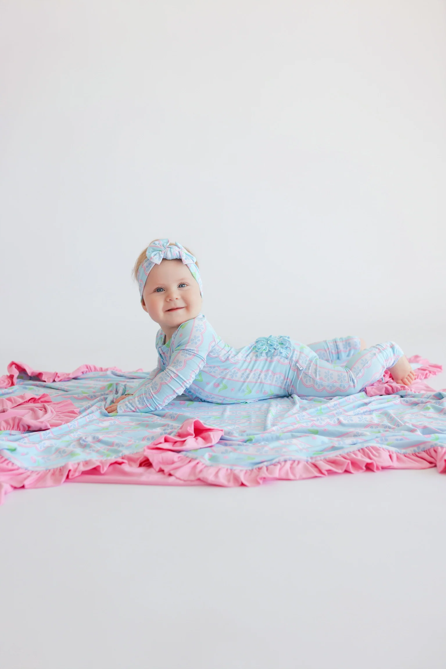 WHIMSY TULIP DREAM RUFFLE ROMPER - Image 6